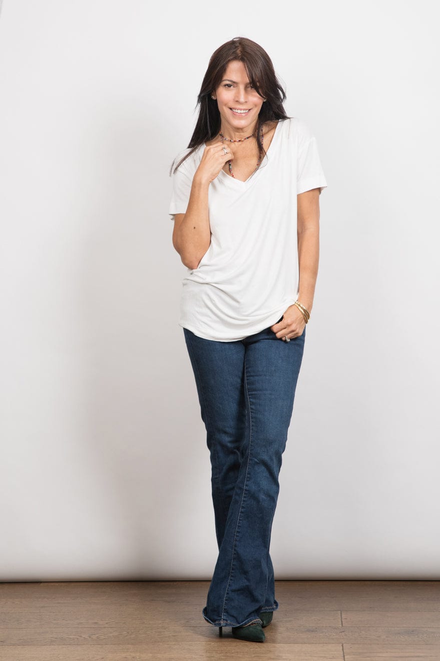 AMOS V חולצה לבנה