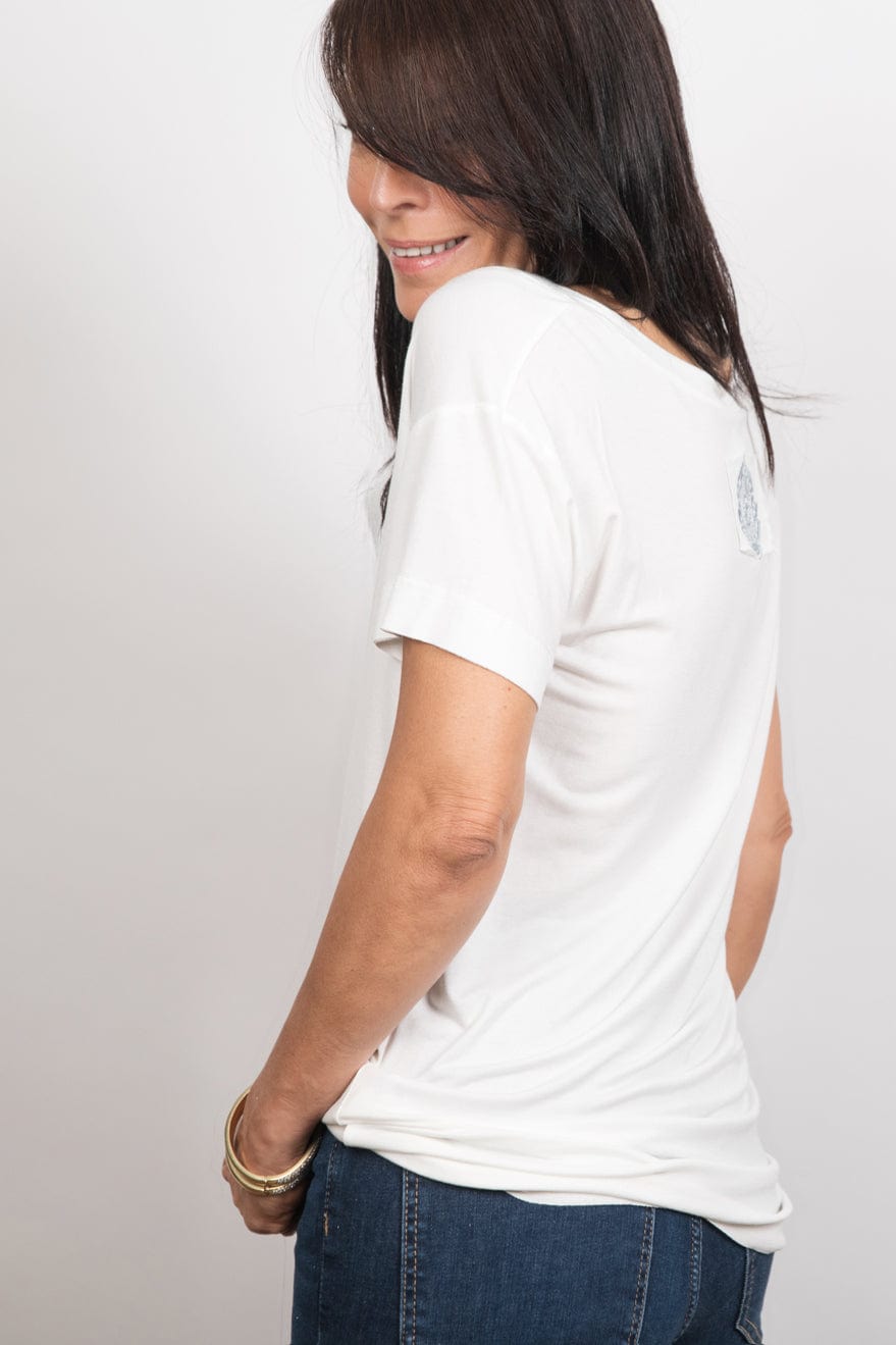 AMOS V חולצה לבנה