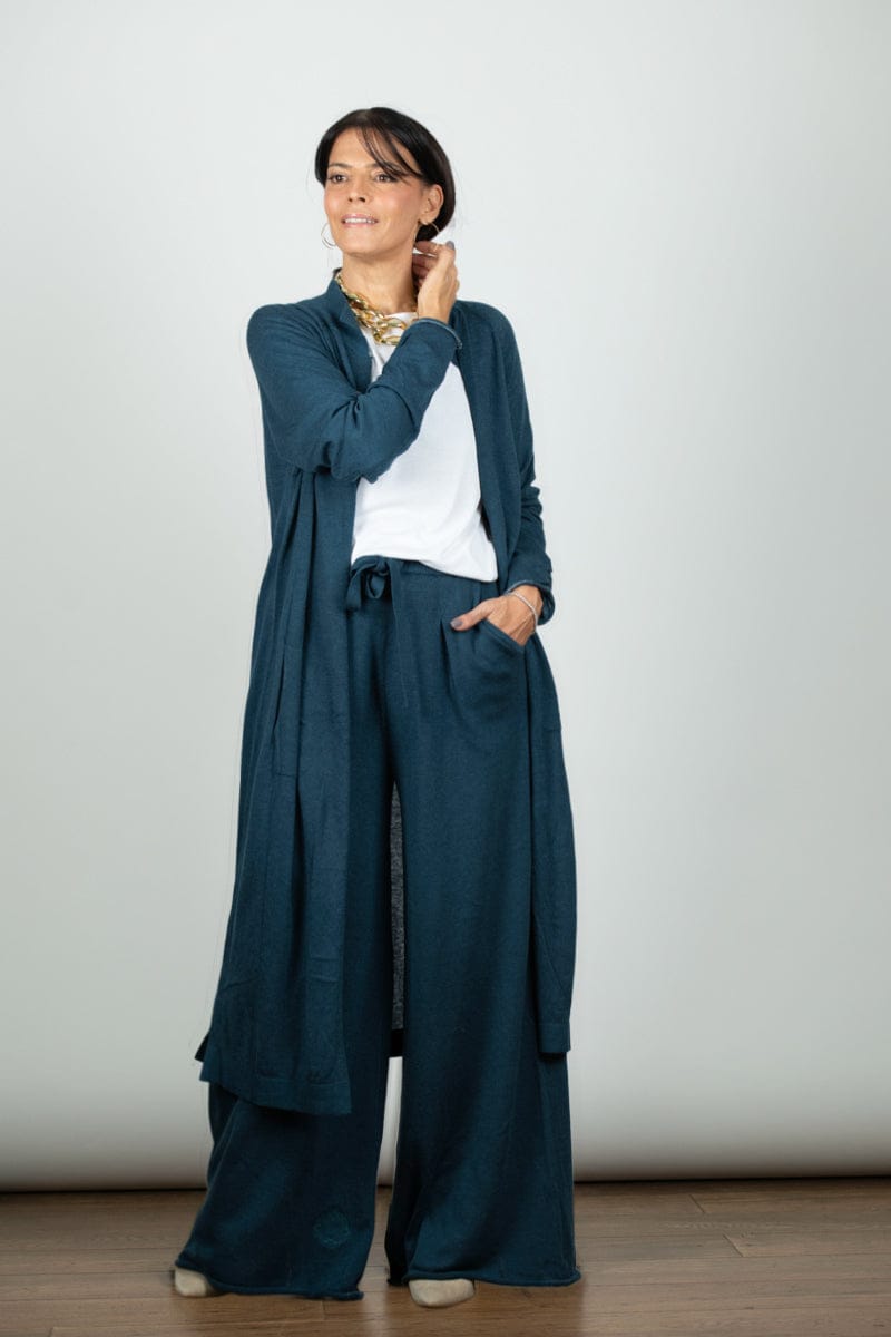 SOFTLY עליונית סריג כחולה