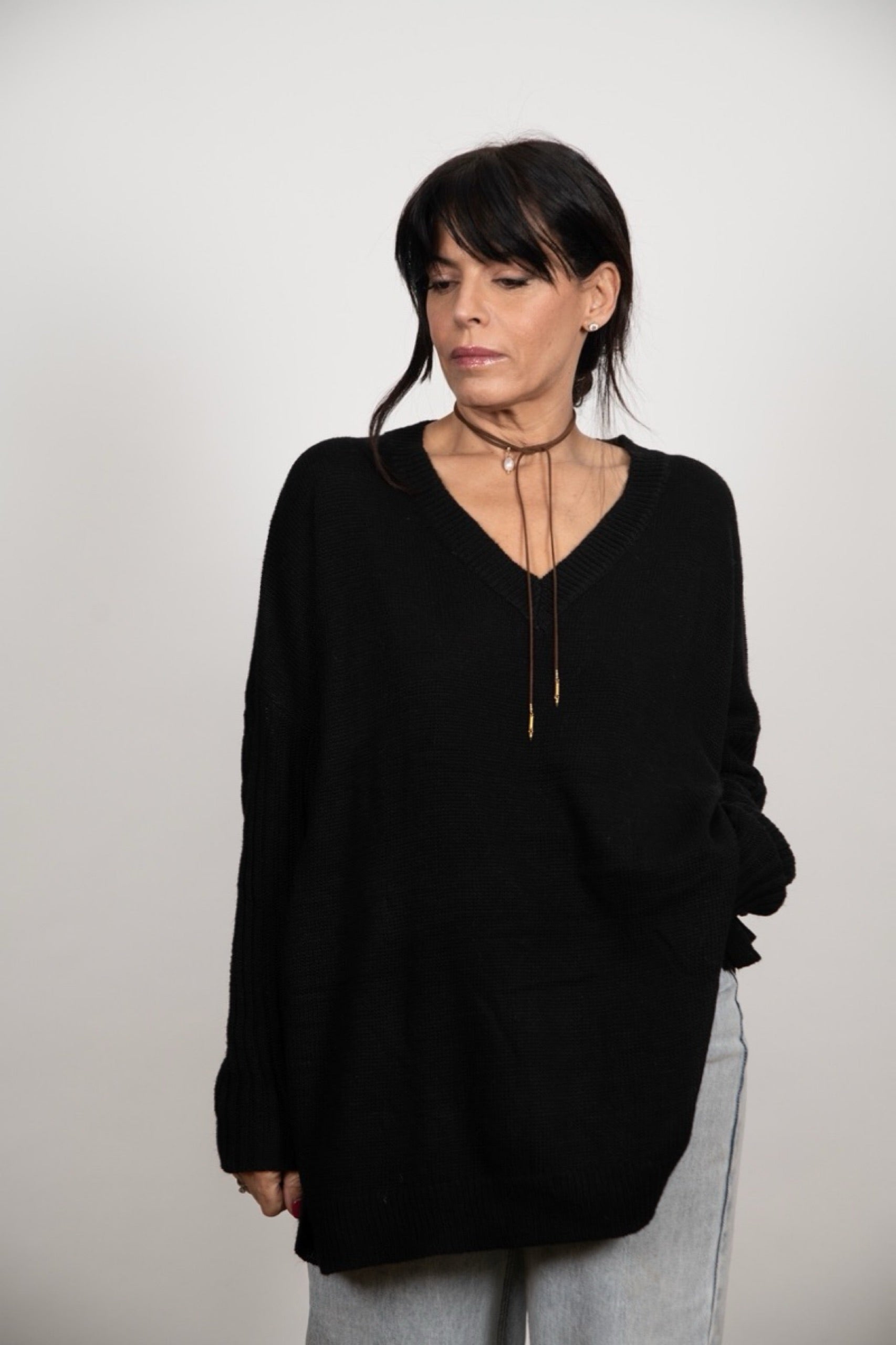 FROST v סריג אוברסייז שחור