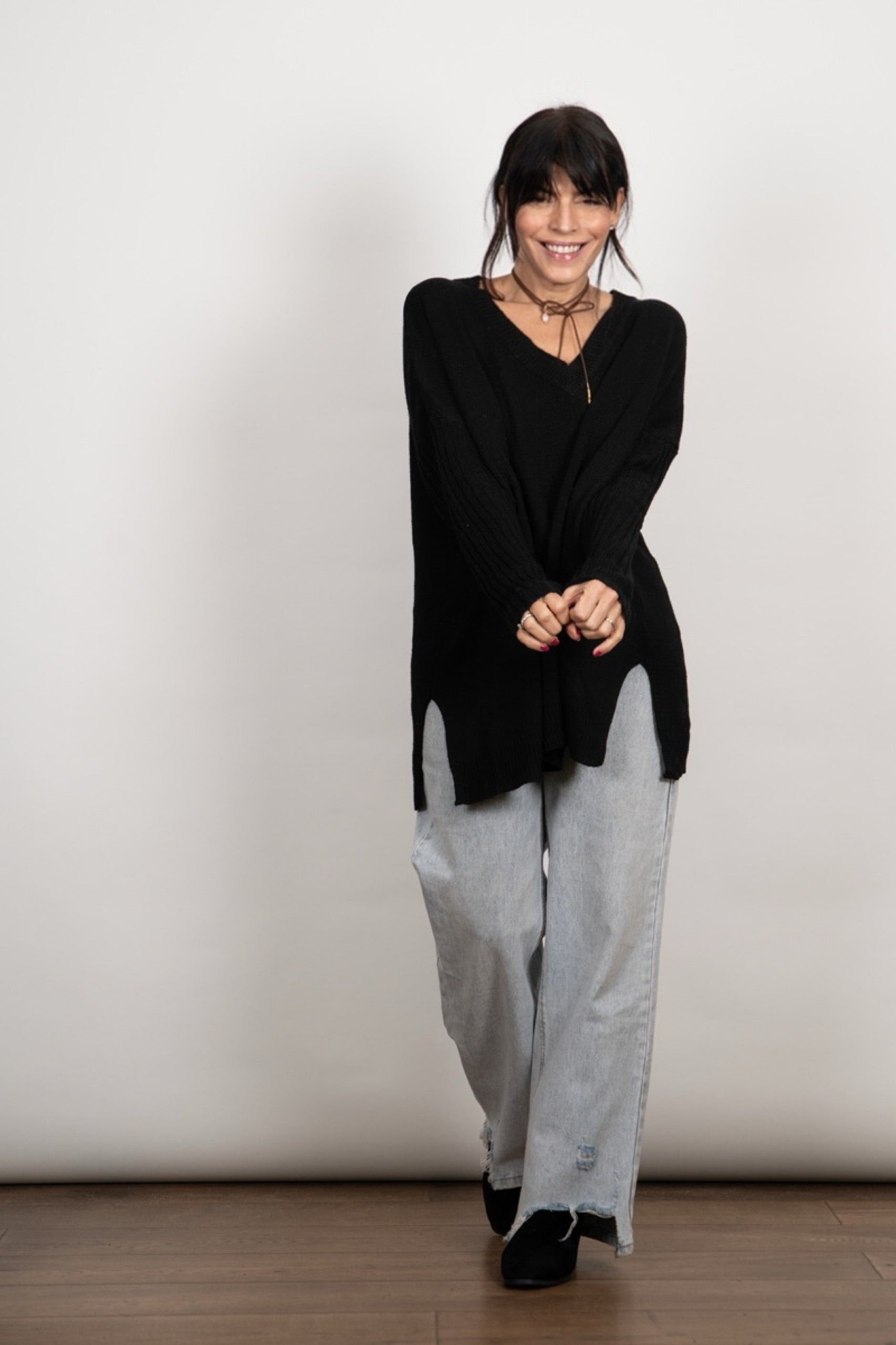 FROST v סריג אוברסייז שחור