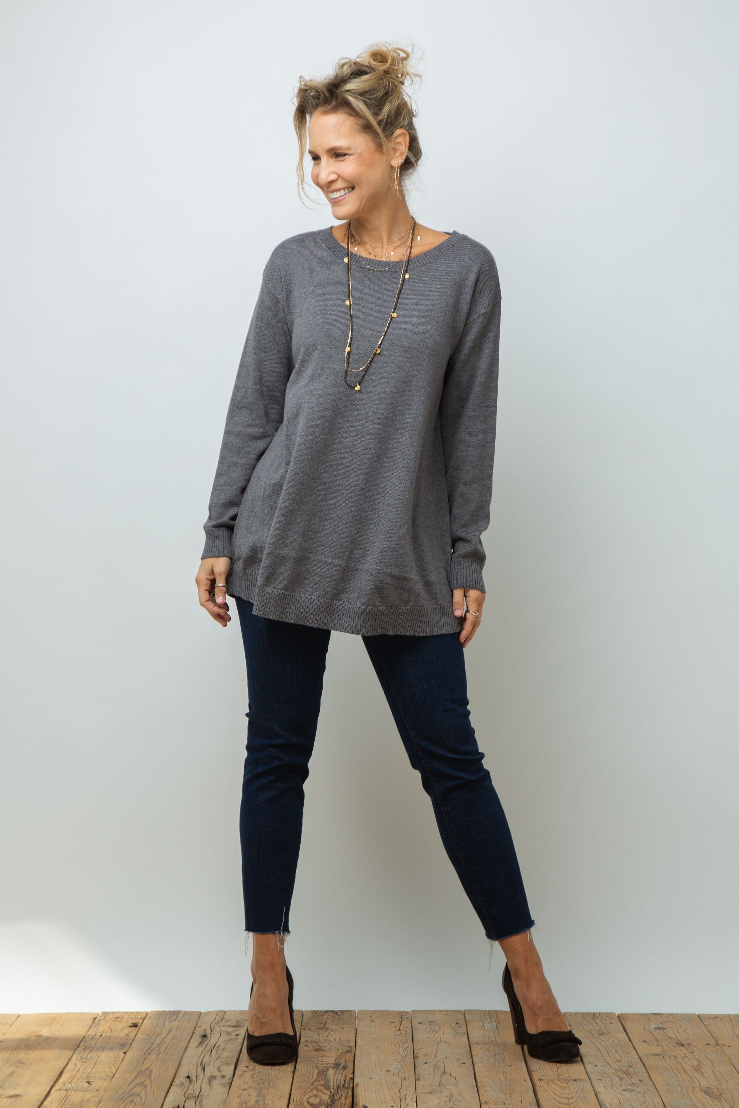 ASPEN סריג אפור image 8