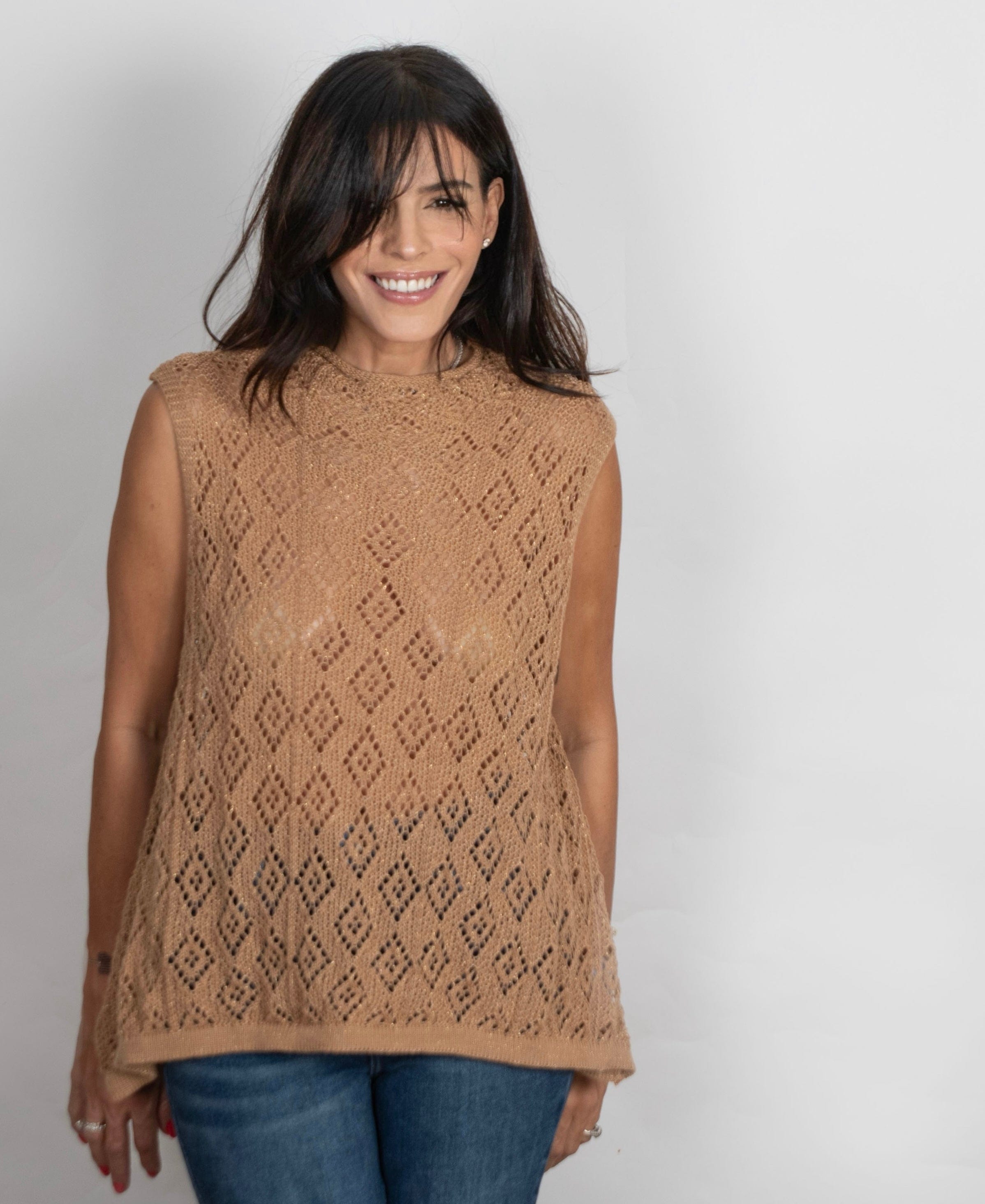 RIHANNA מיני גולף חורים קאמל image 9