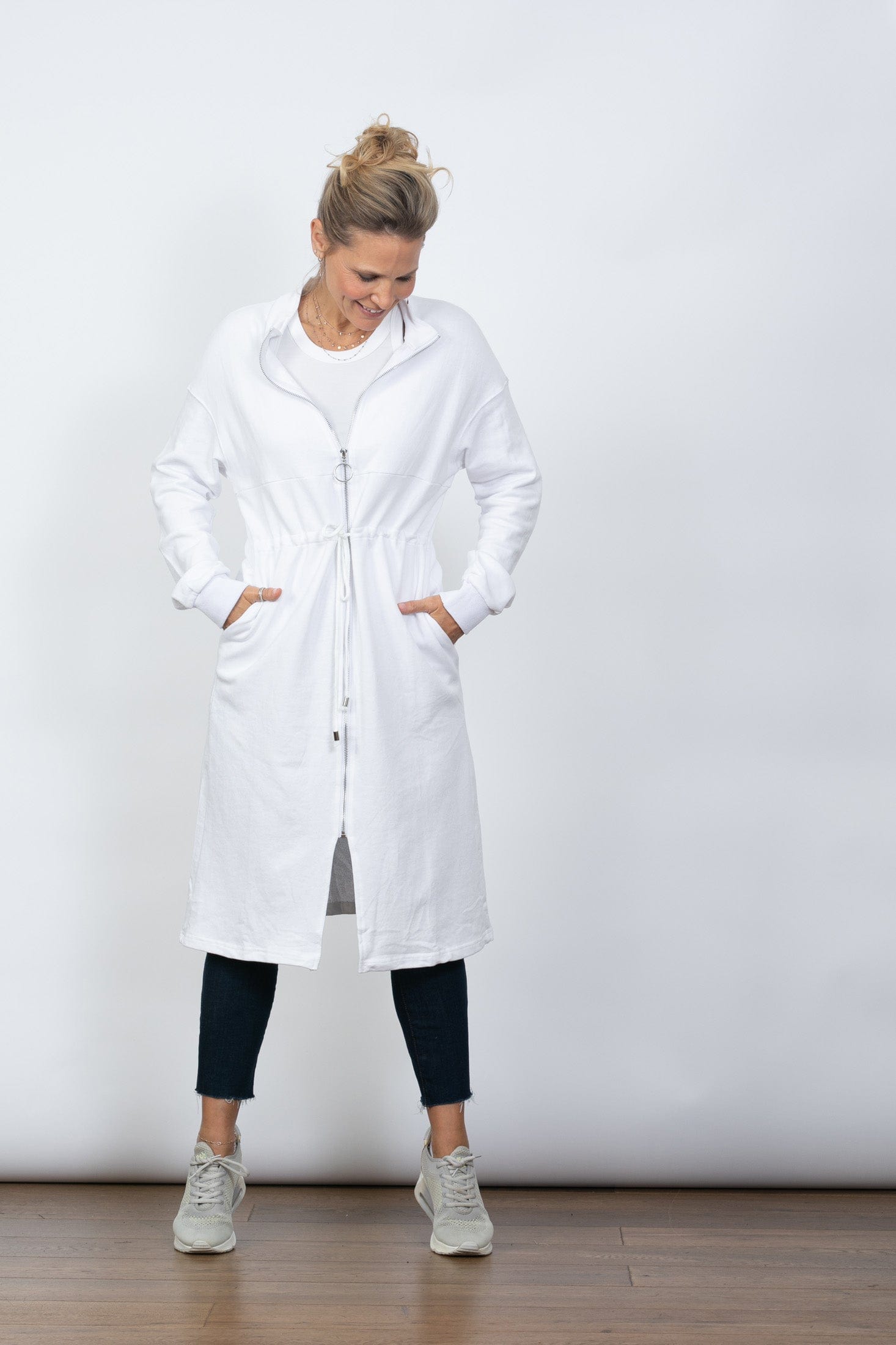 MELON עליונית טרנינג לבן image 0