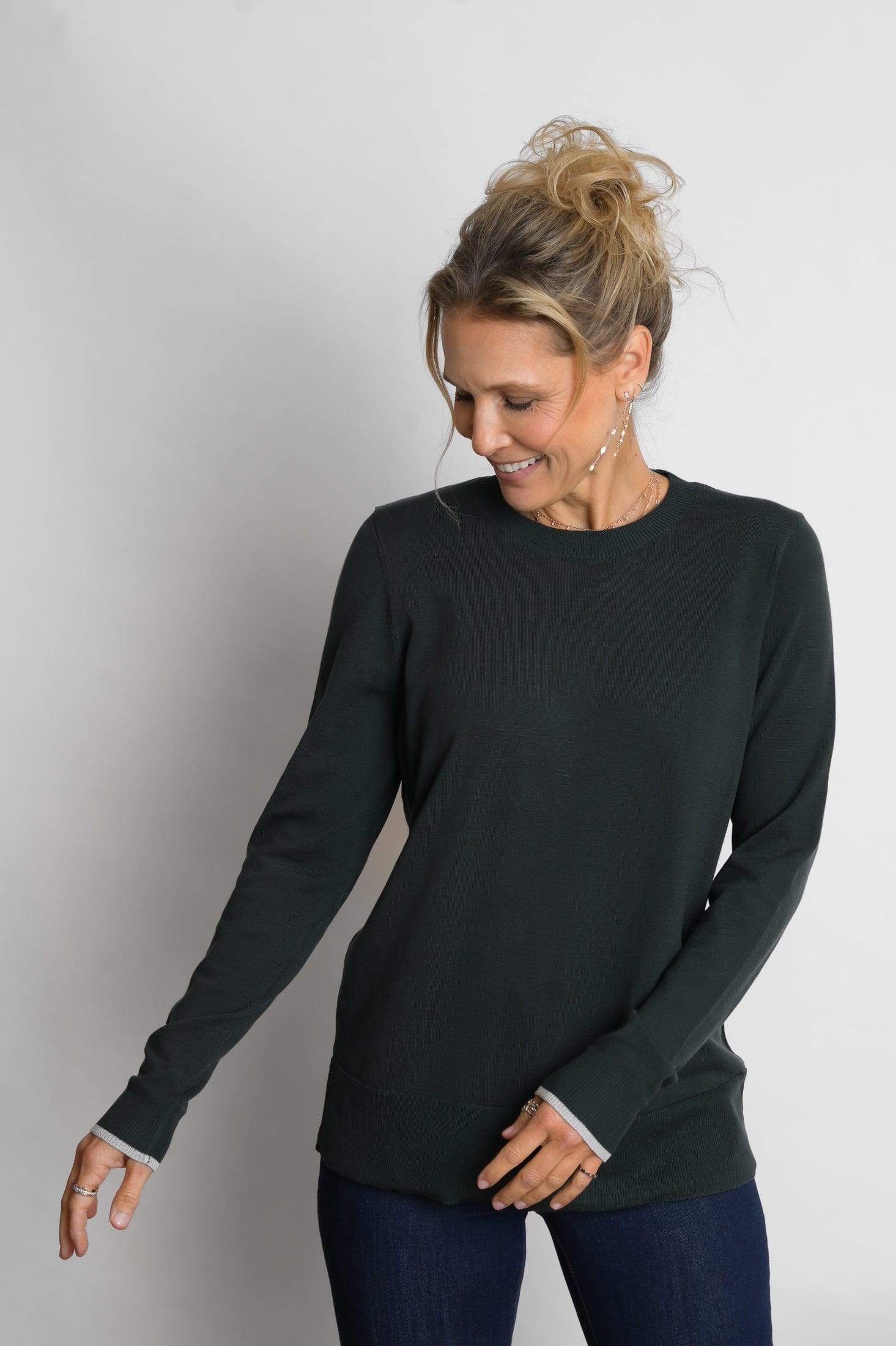 KASOSS  סריג ירוק קלאסי image 6