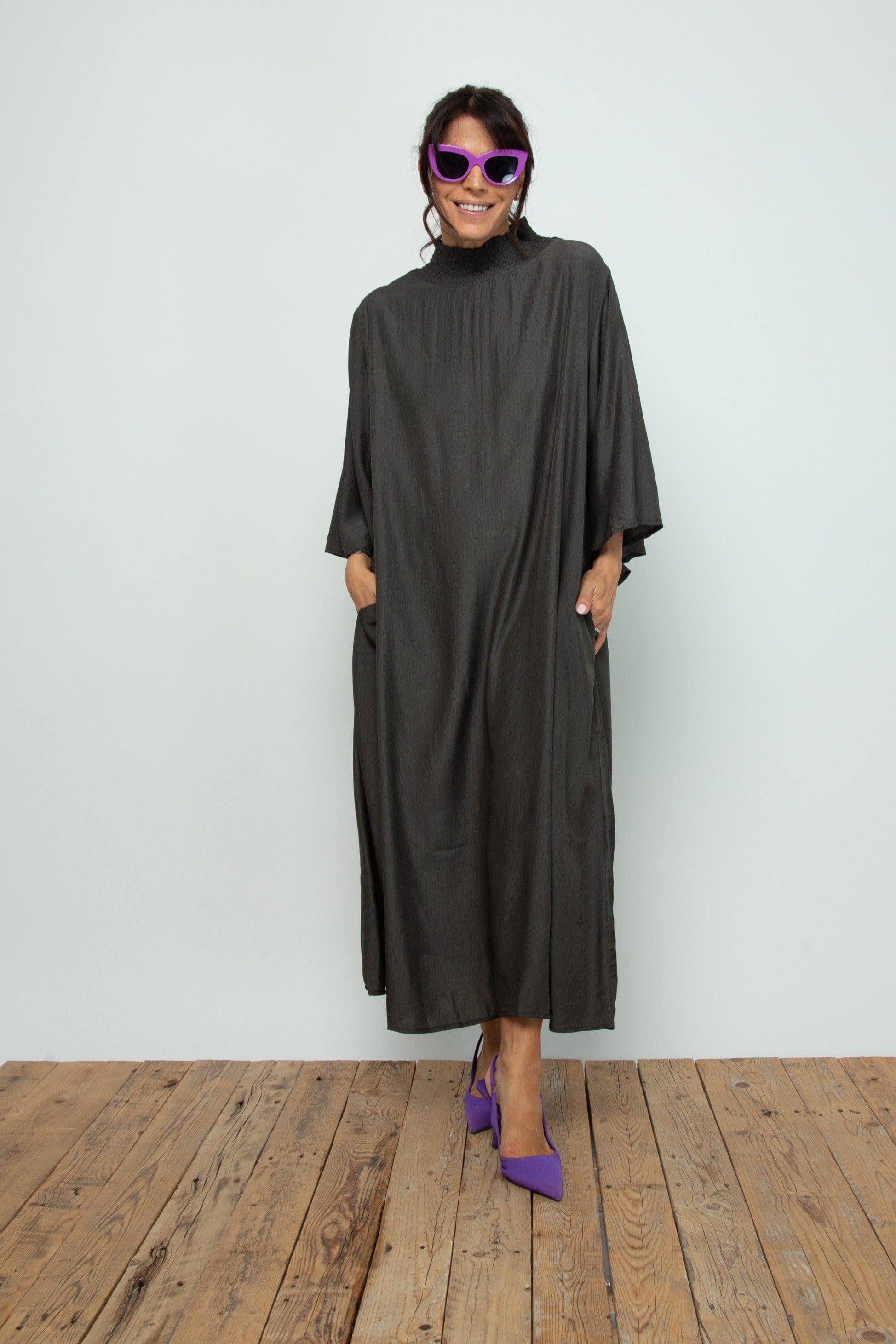 TLTAENA NEW    שמלה אוברסייז image 3