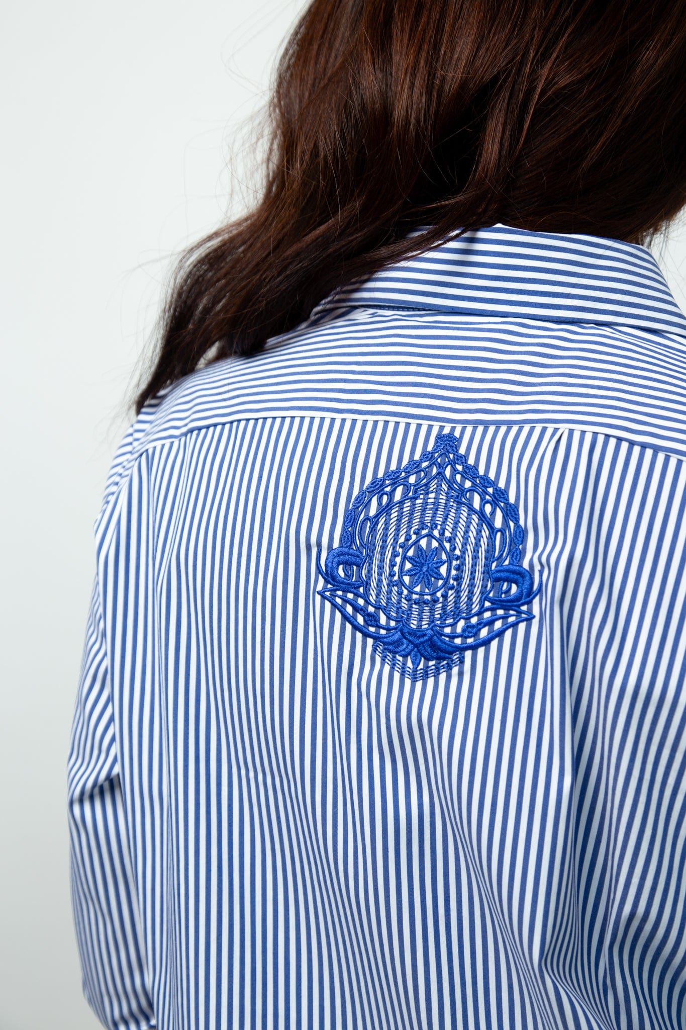 SEEK DRESS    שמלה פסים כחול image 3