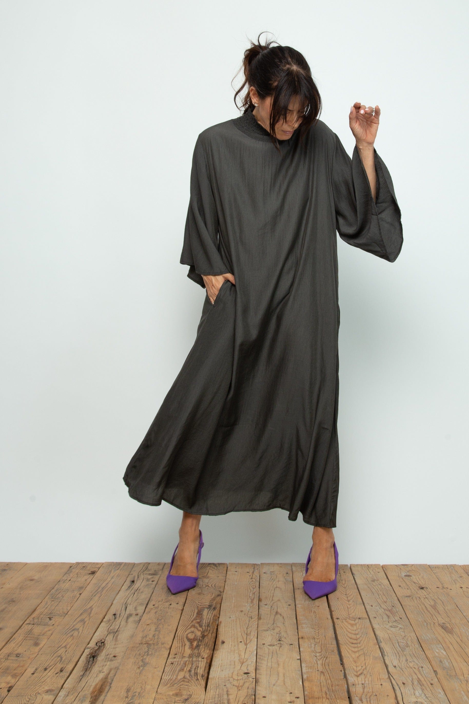 TLTAENA NEW    שמלה אוברסייז image 5