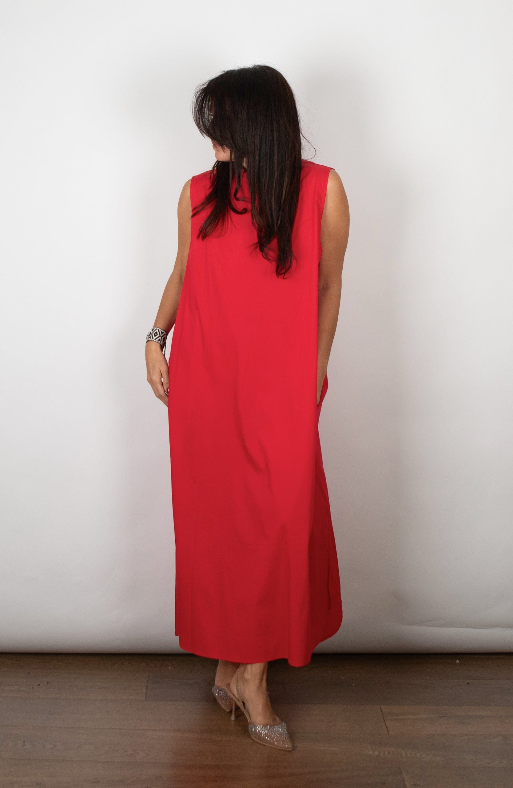 HOLIDAY  שמלה מקסי אדומה image 4