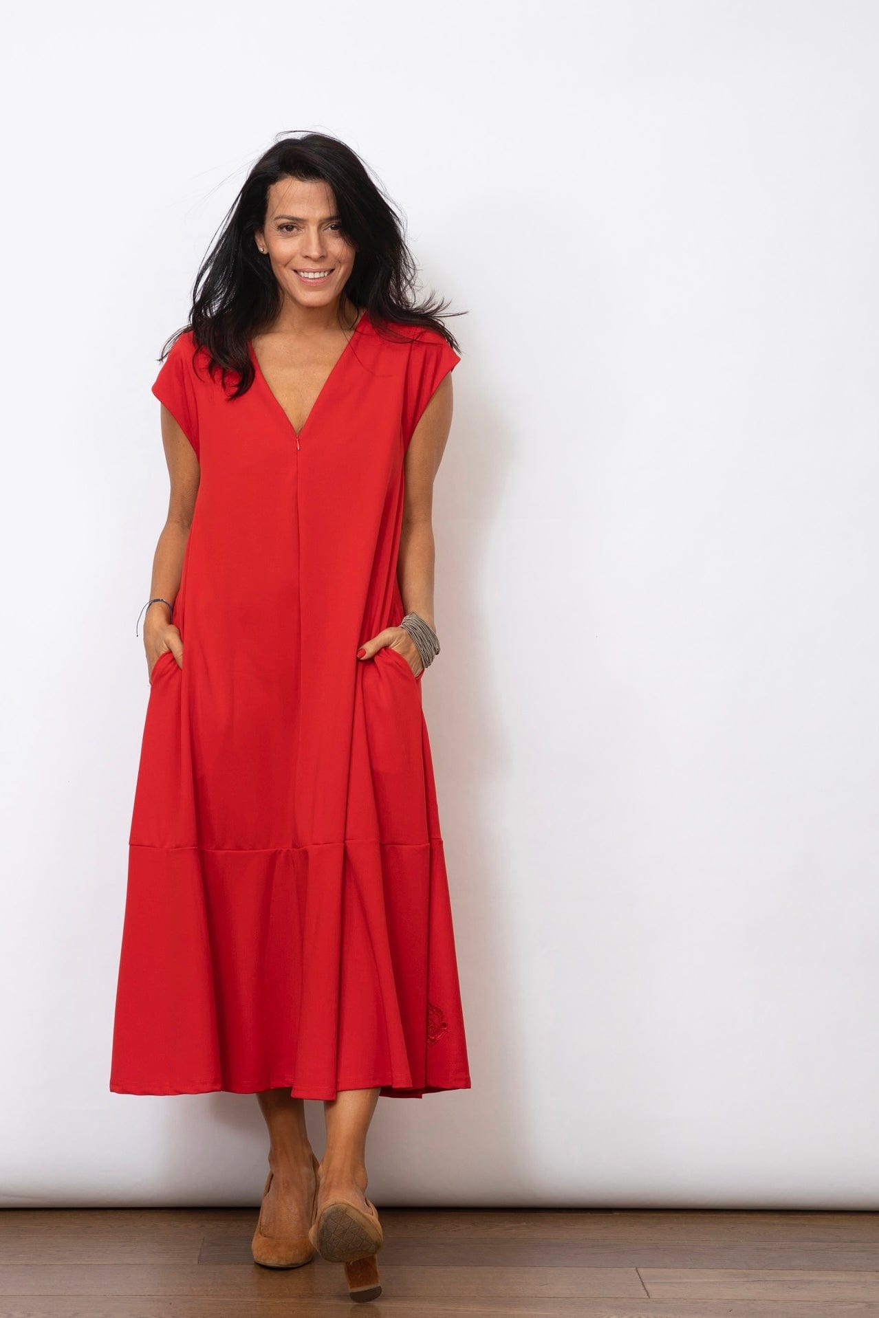 GALIA שמלה אדומה image 0