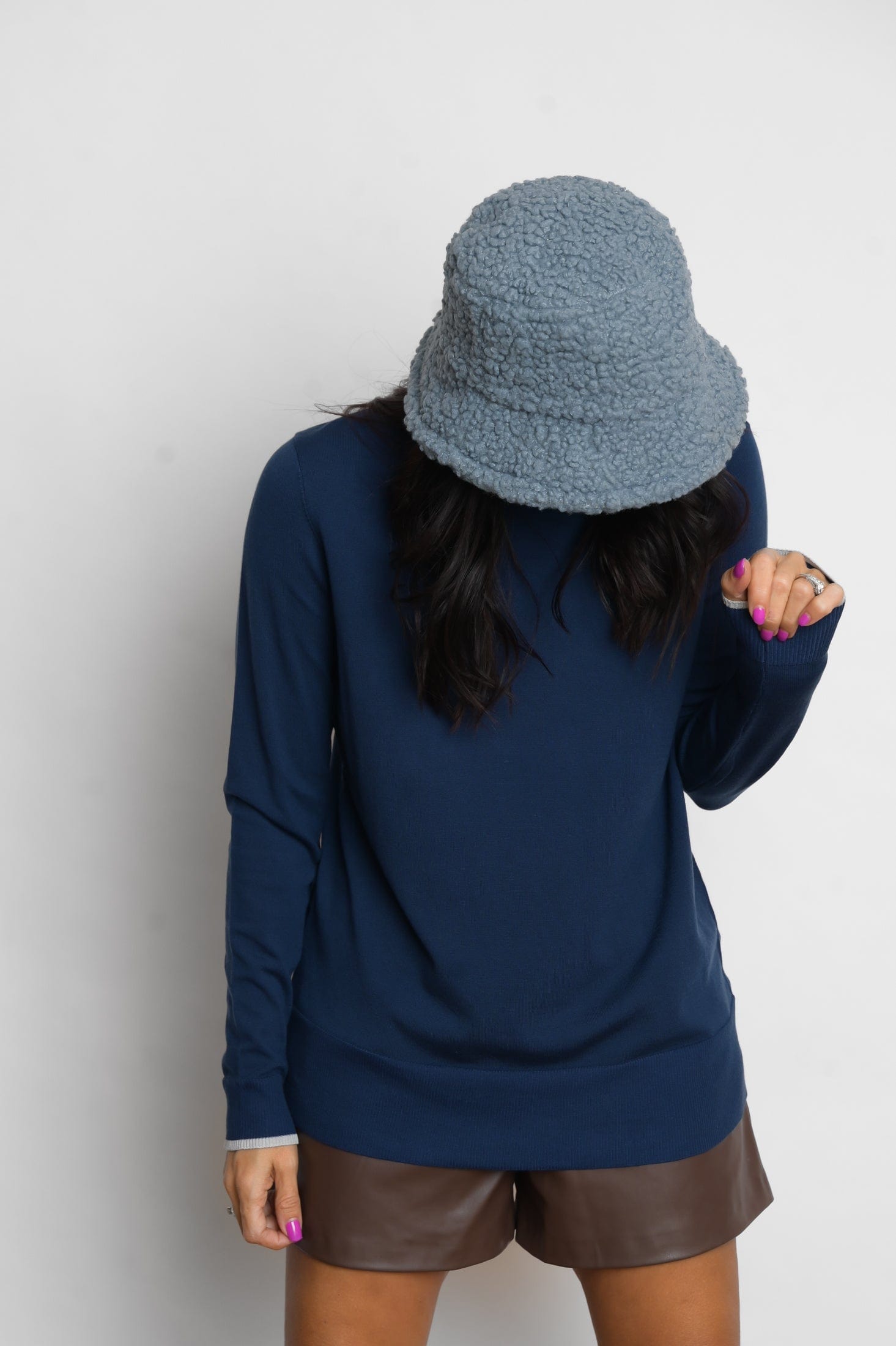 KASOSS  סריג כחול קלאסי image 2