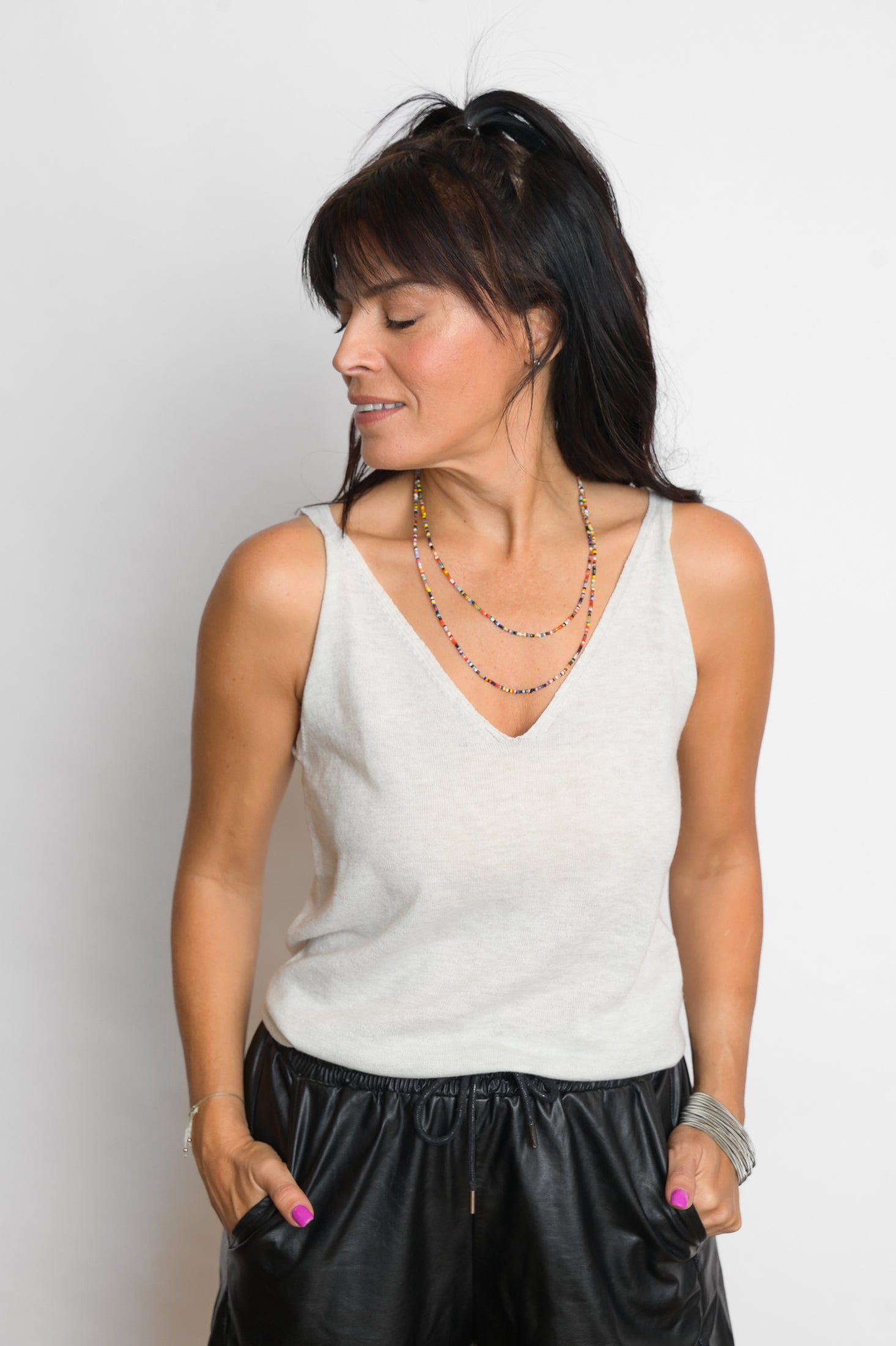 LEMNOS גופיית סריג image 10