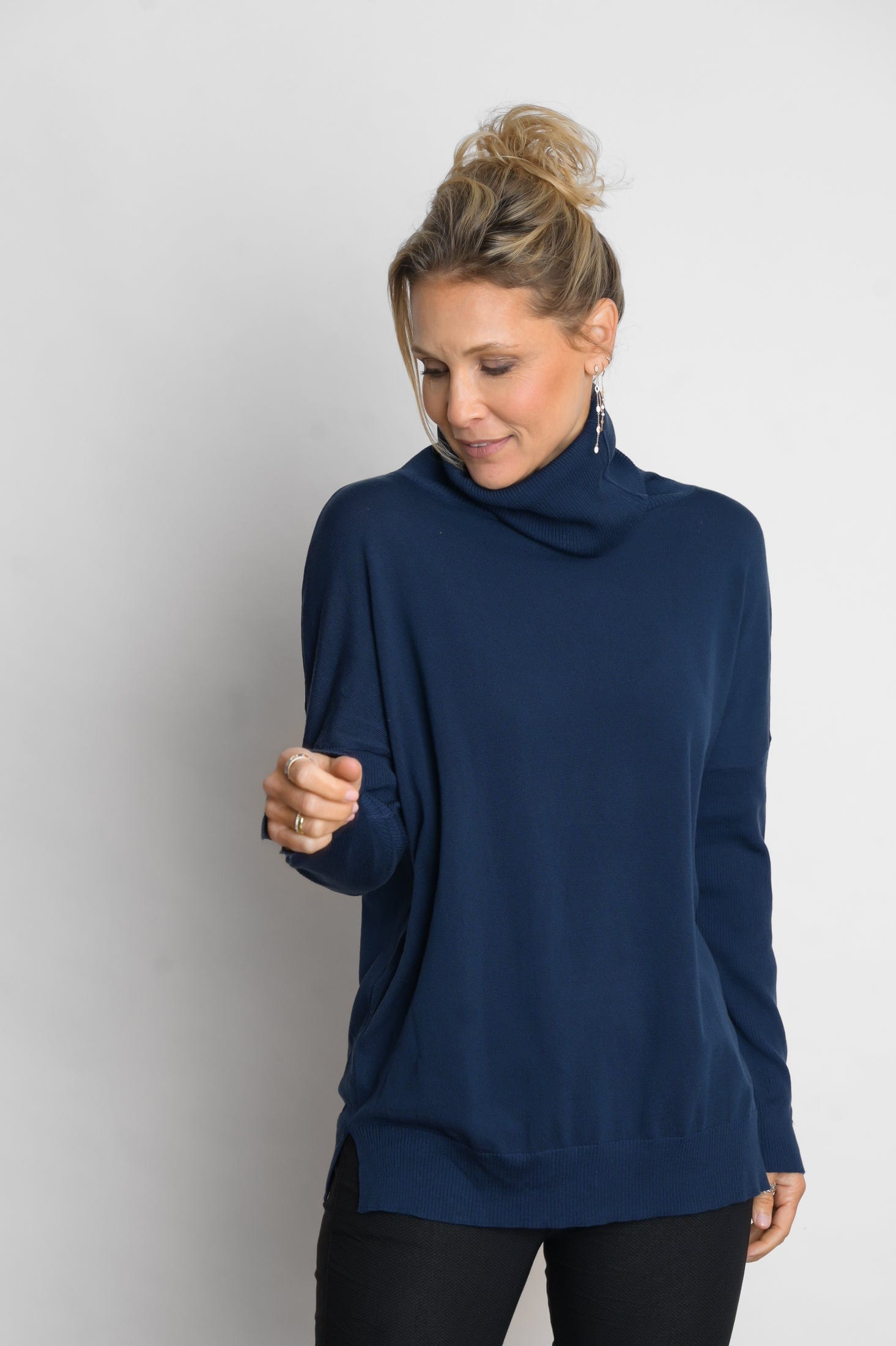 ALIMIA  סריג גולף כחול image 8