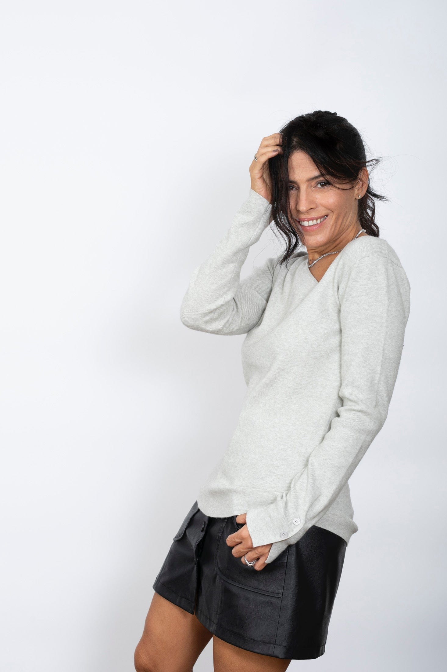 FRESSIA  סריג מעוצב בהיר image 5