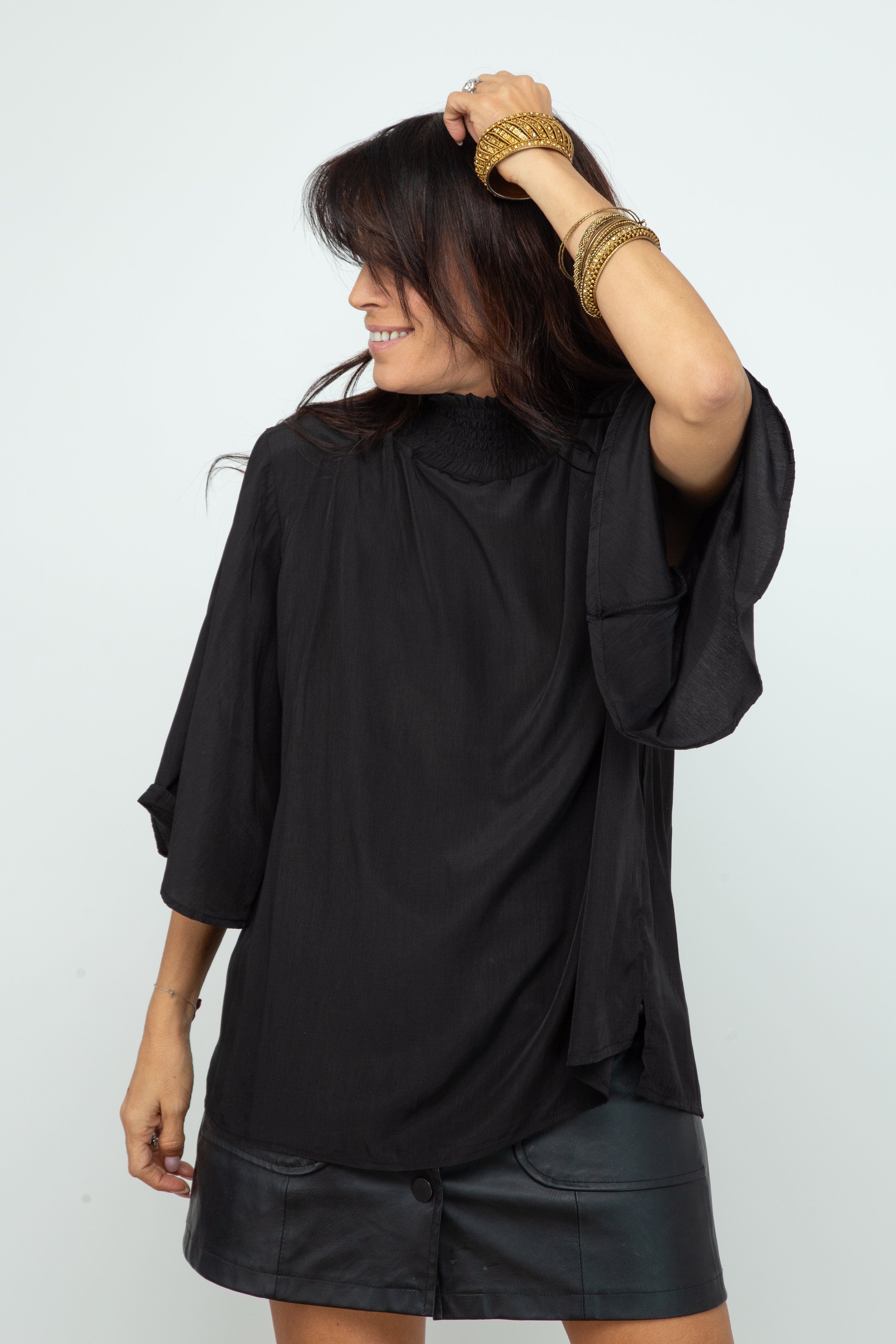 ATHENA NEW חולצה שחורה image 4