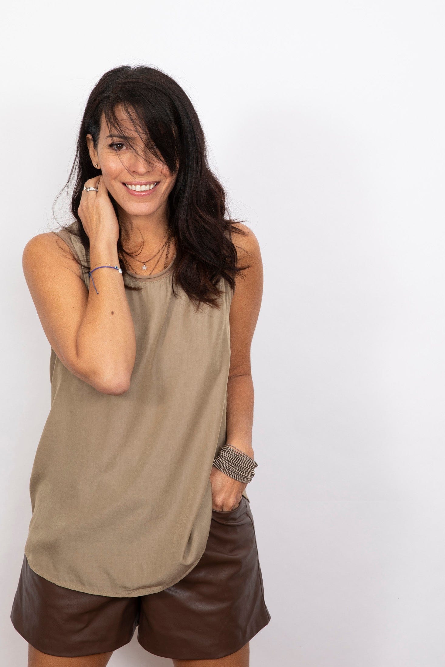 LUNA גופיה חאקי image 0