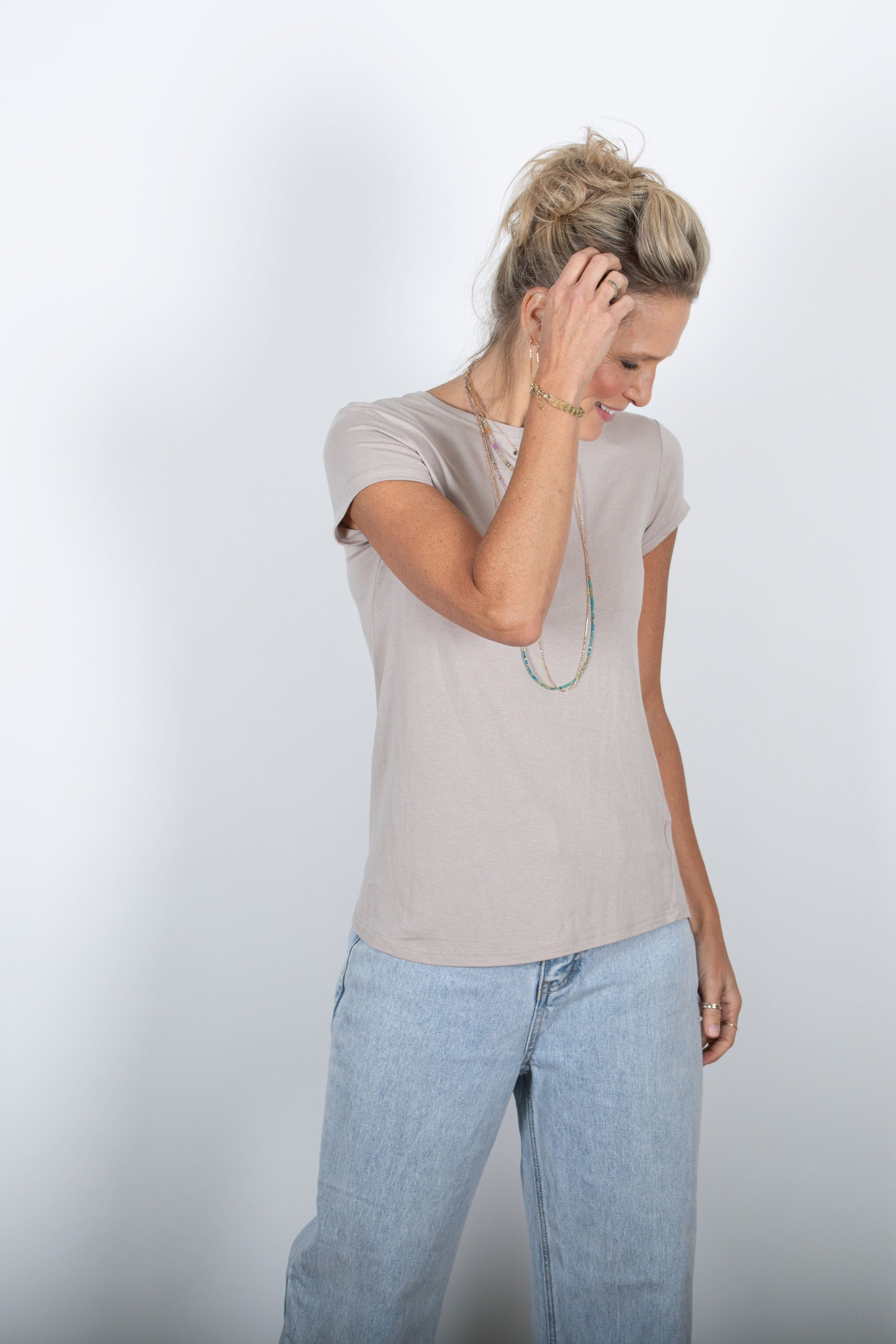 NIR חולצה קאמל בייסיק image 2