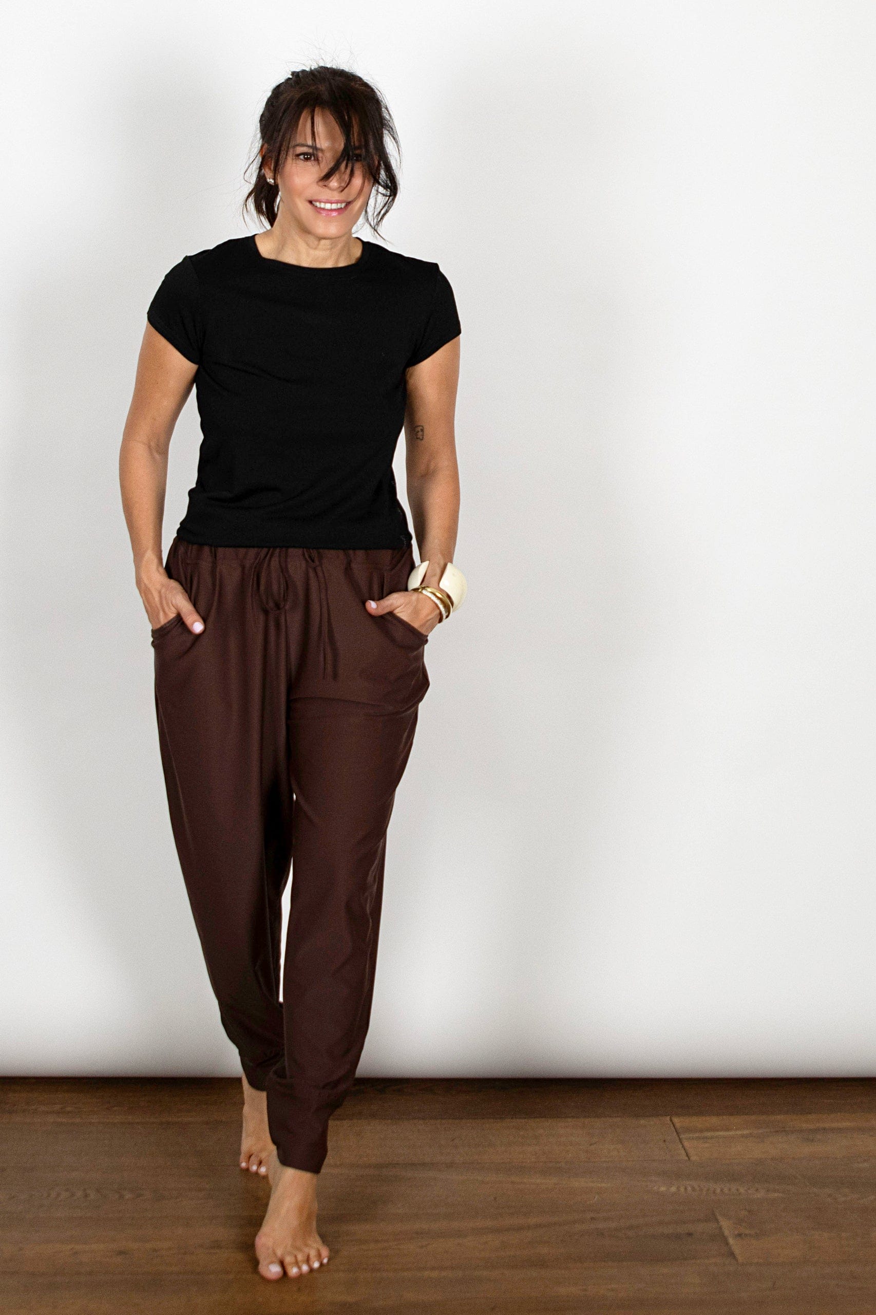 TAL PANS  מכנסיים חום image 1