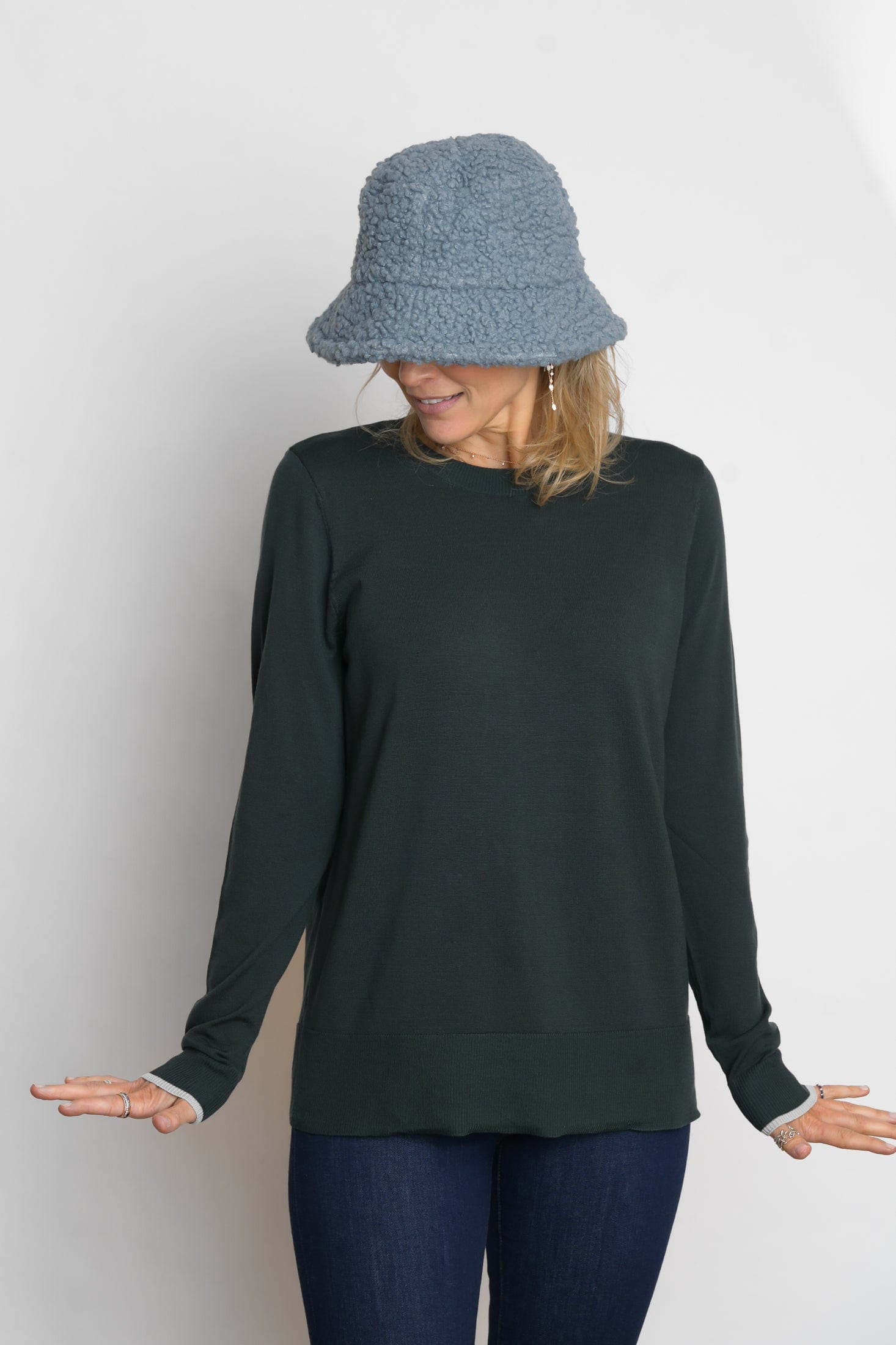 KASOSS  סריג ירוק קלאסי image 7