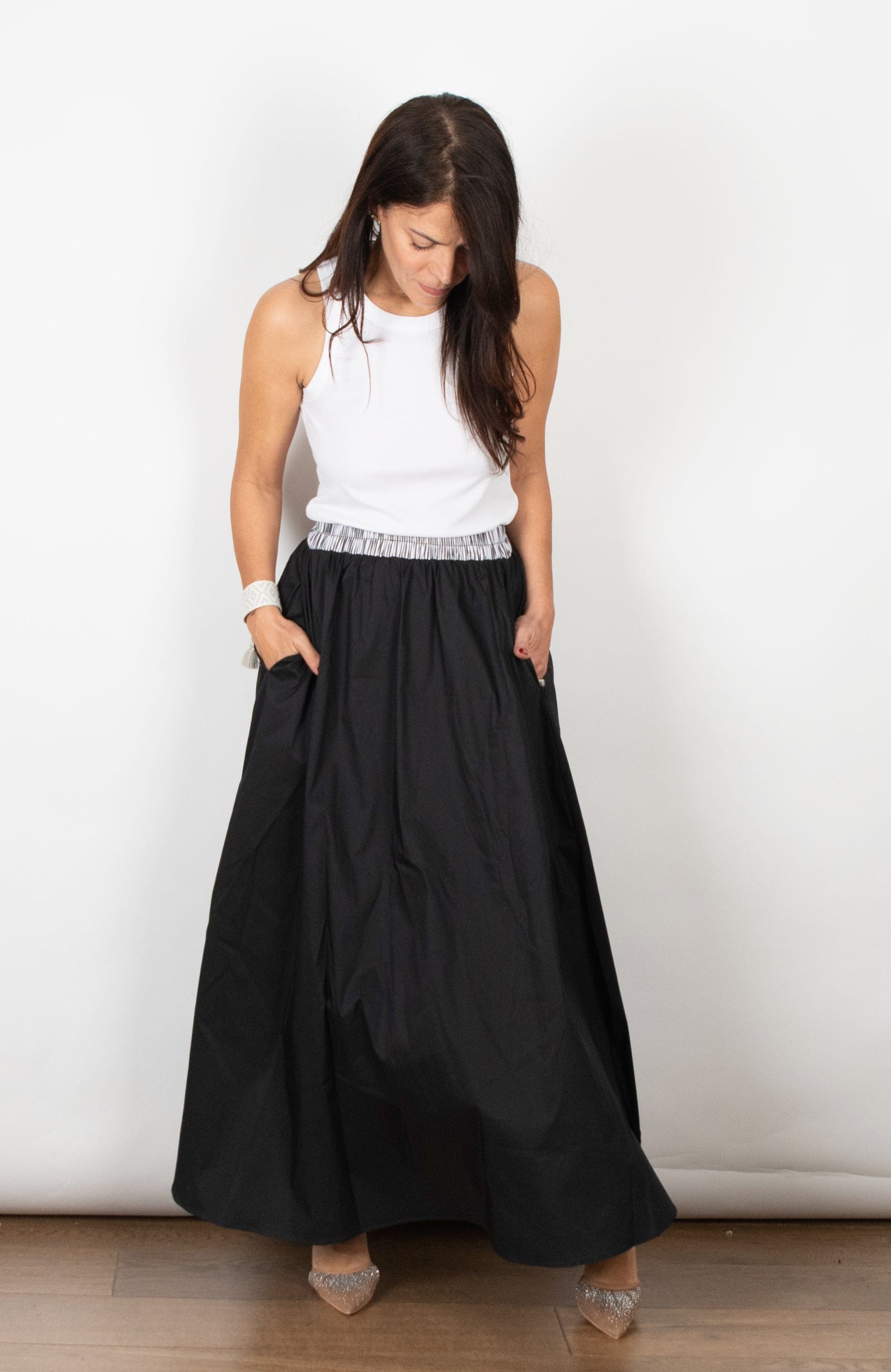 CLARSON חצאית שחורה image 5