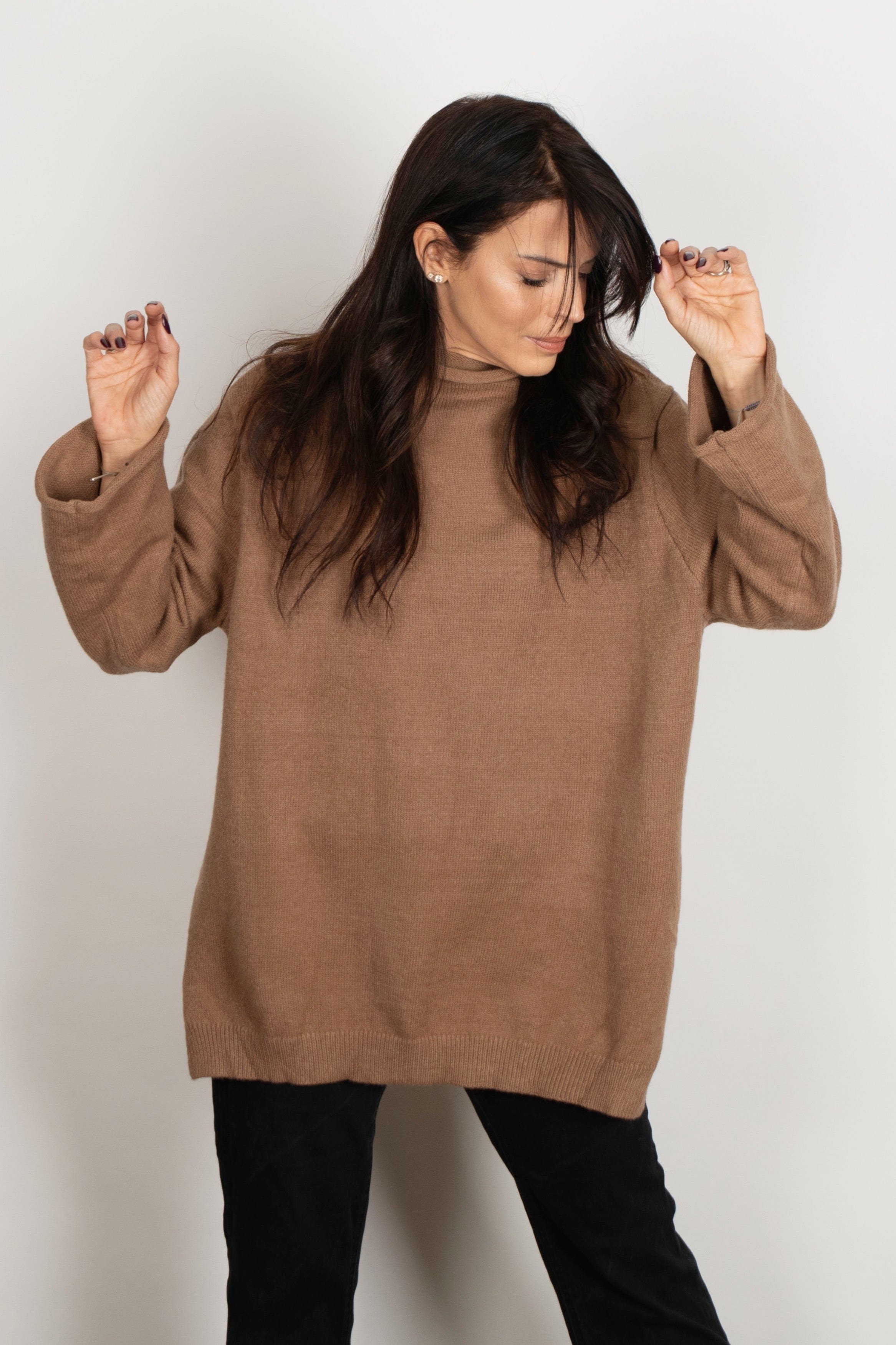 ADELE סריג מיני גולף אוברסייז image 9