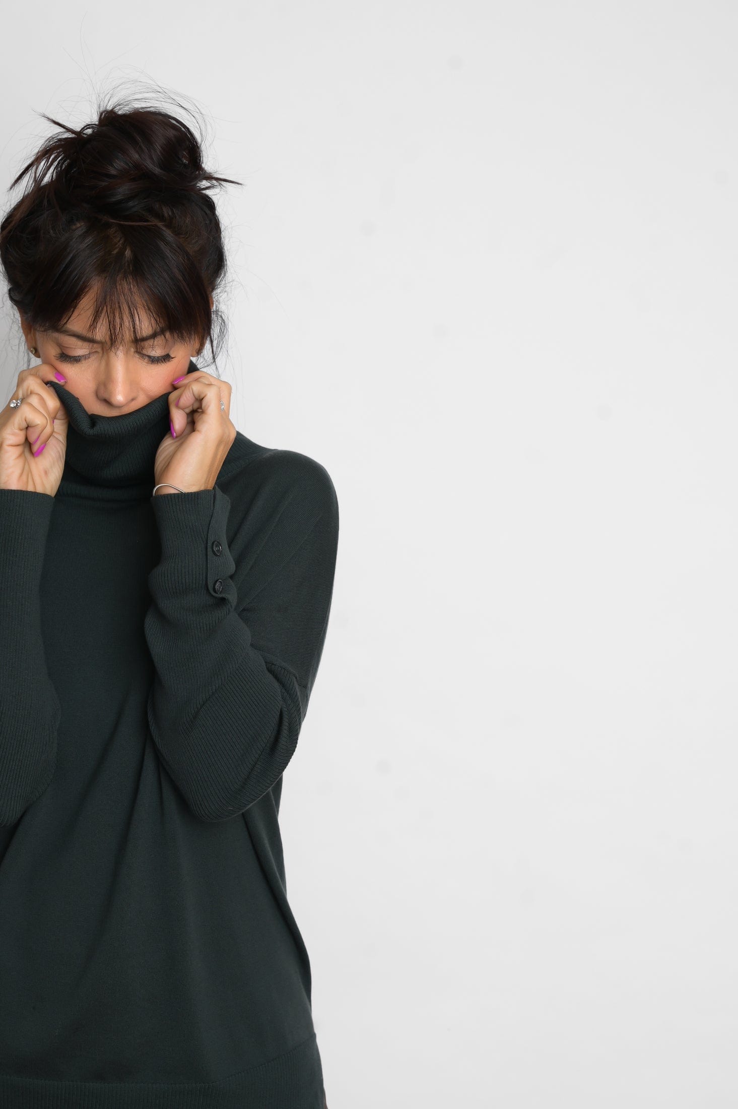 ALIMIA  סריג גולף ירוק image 11