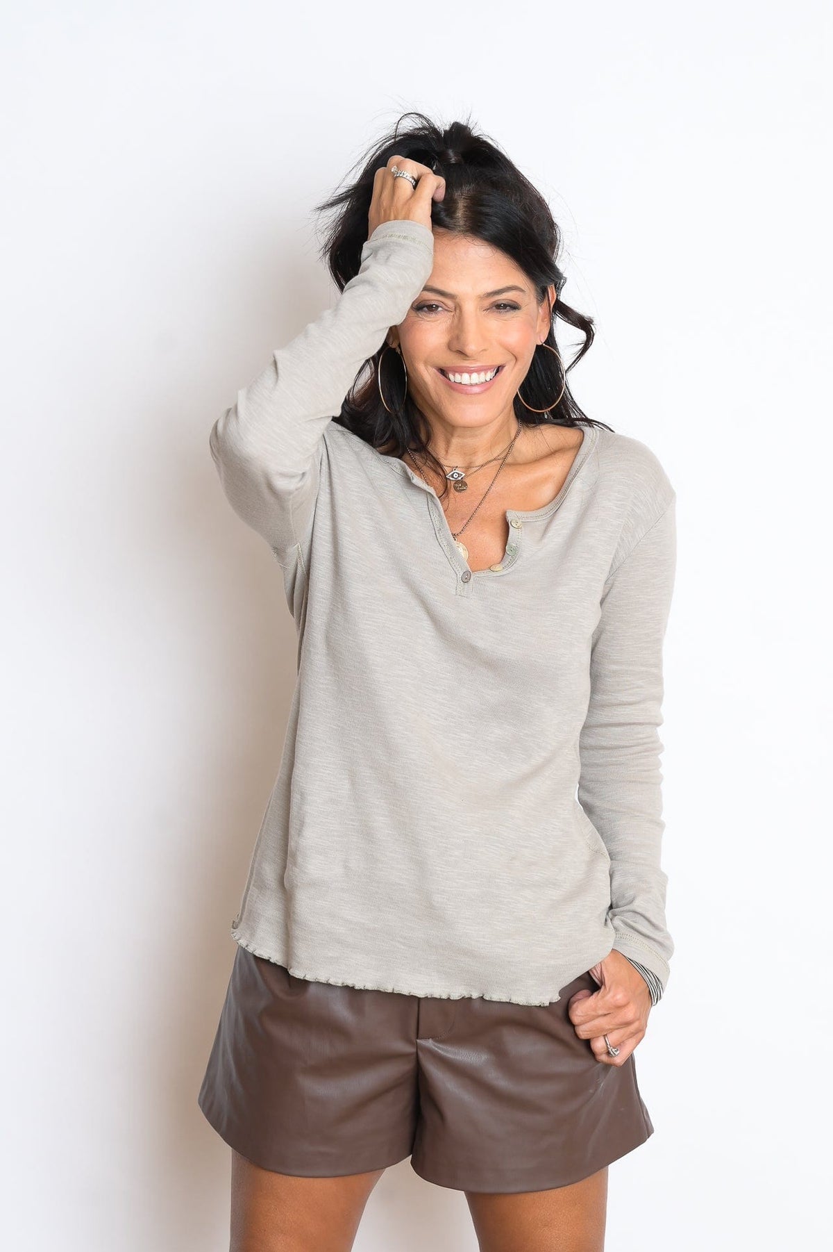 G SHIRT חולצת כפתורים image 6