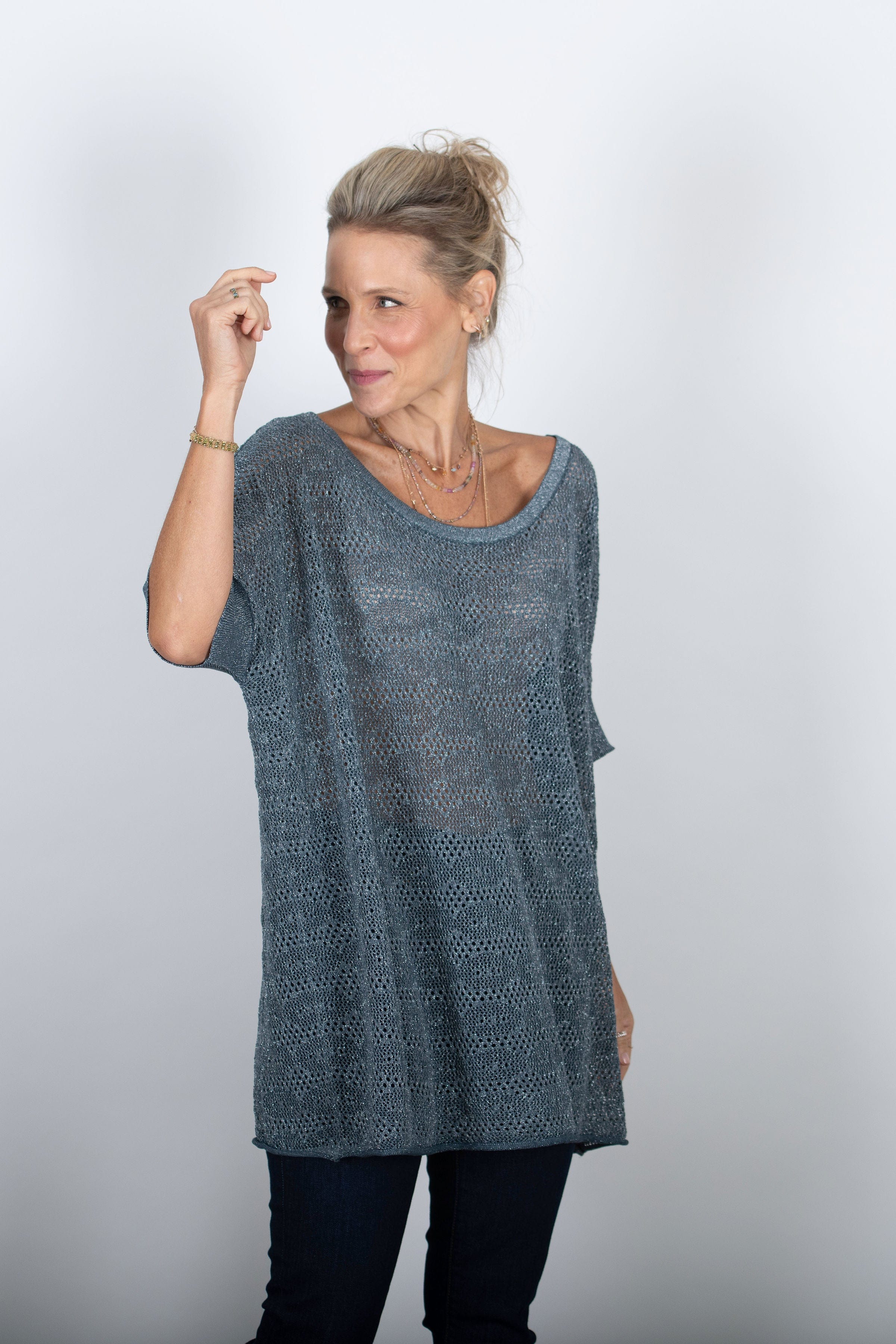 אוברסייז חורים כחול ODED image 1