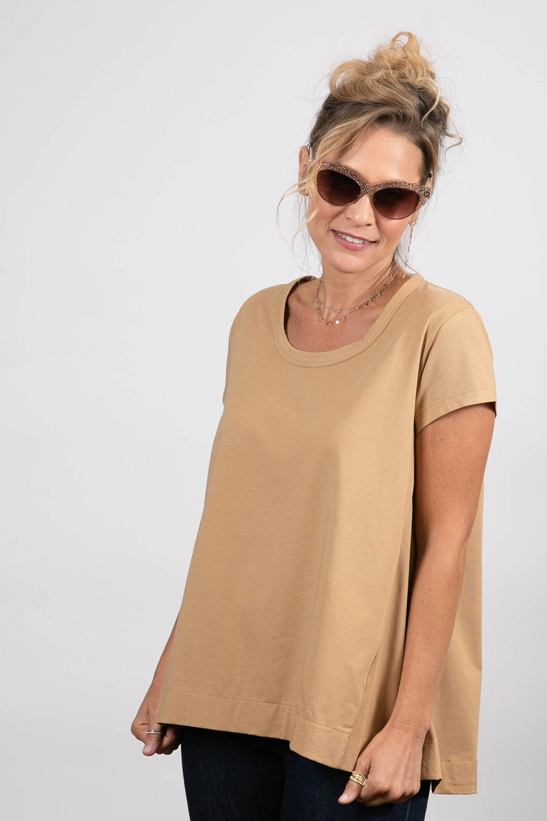 SALFIR חולצה קאמל image 6