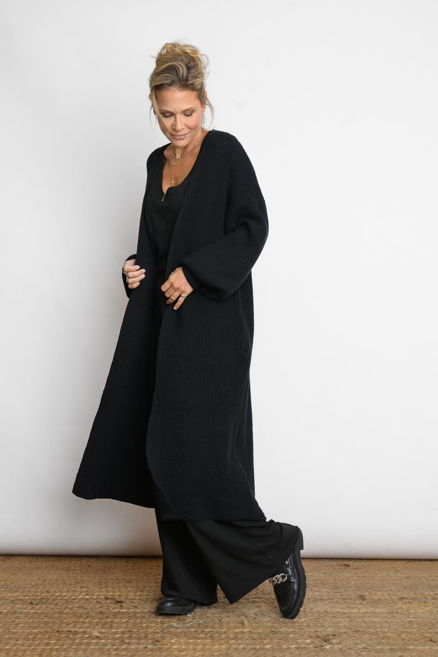 MILOS עליונית סריג שחורה image 8