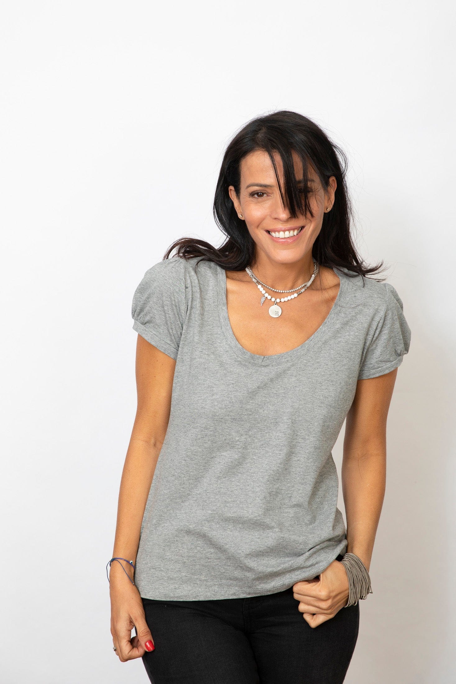 CETO חולצה בייסיק אפורה image 1