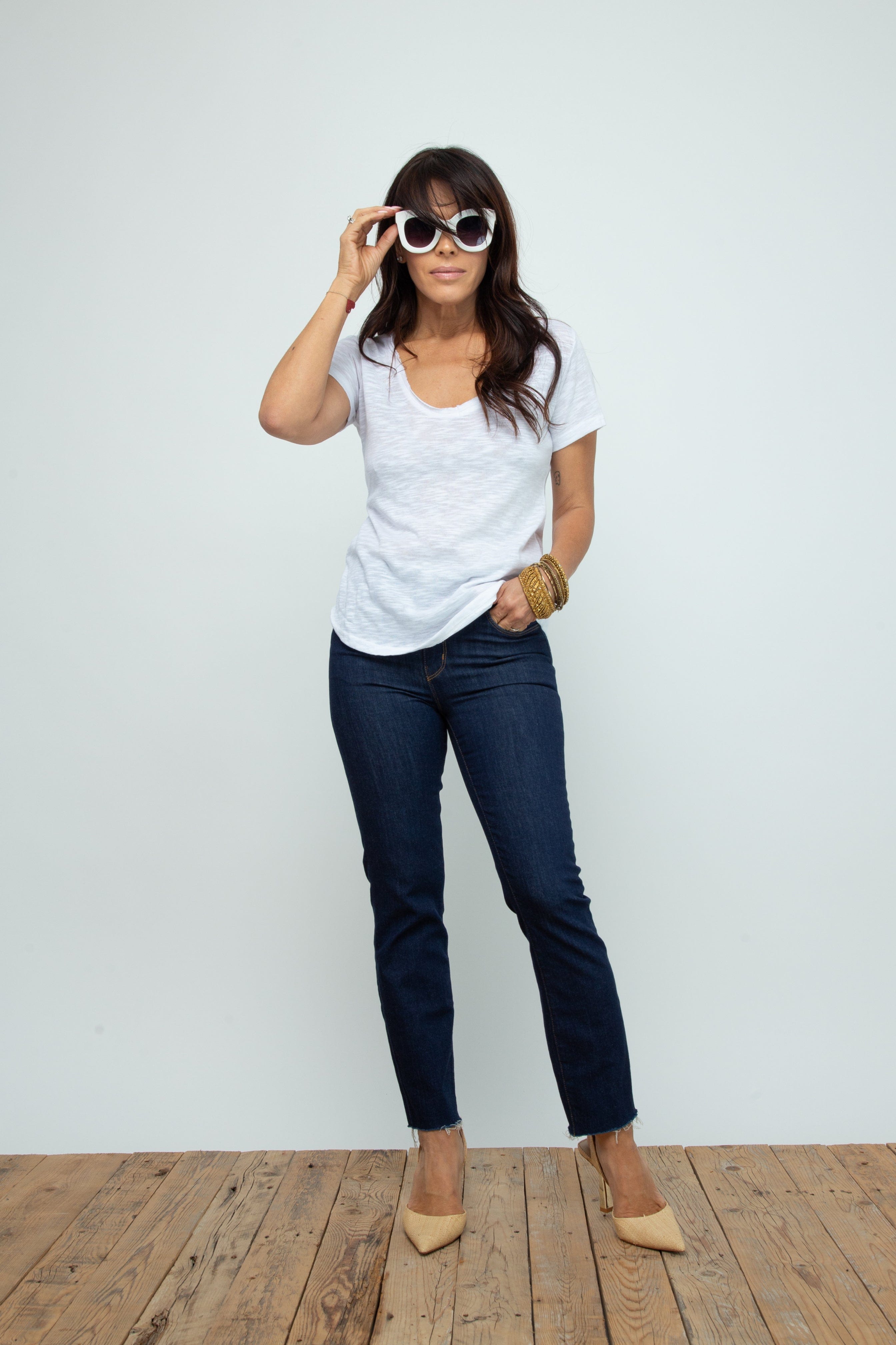 KOR NEW V חולצה  לבנה image 6