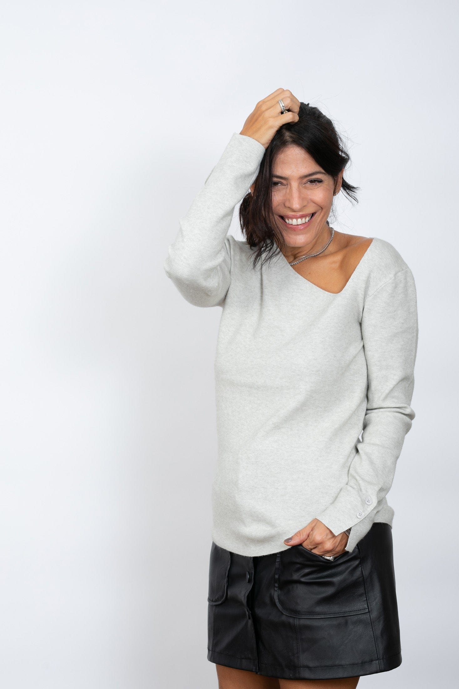 FRESSIA  סריג מעוצב בהיר image 11