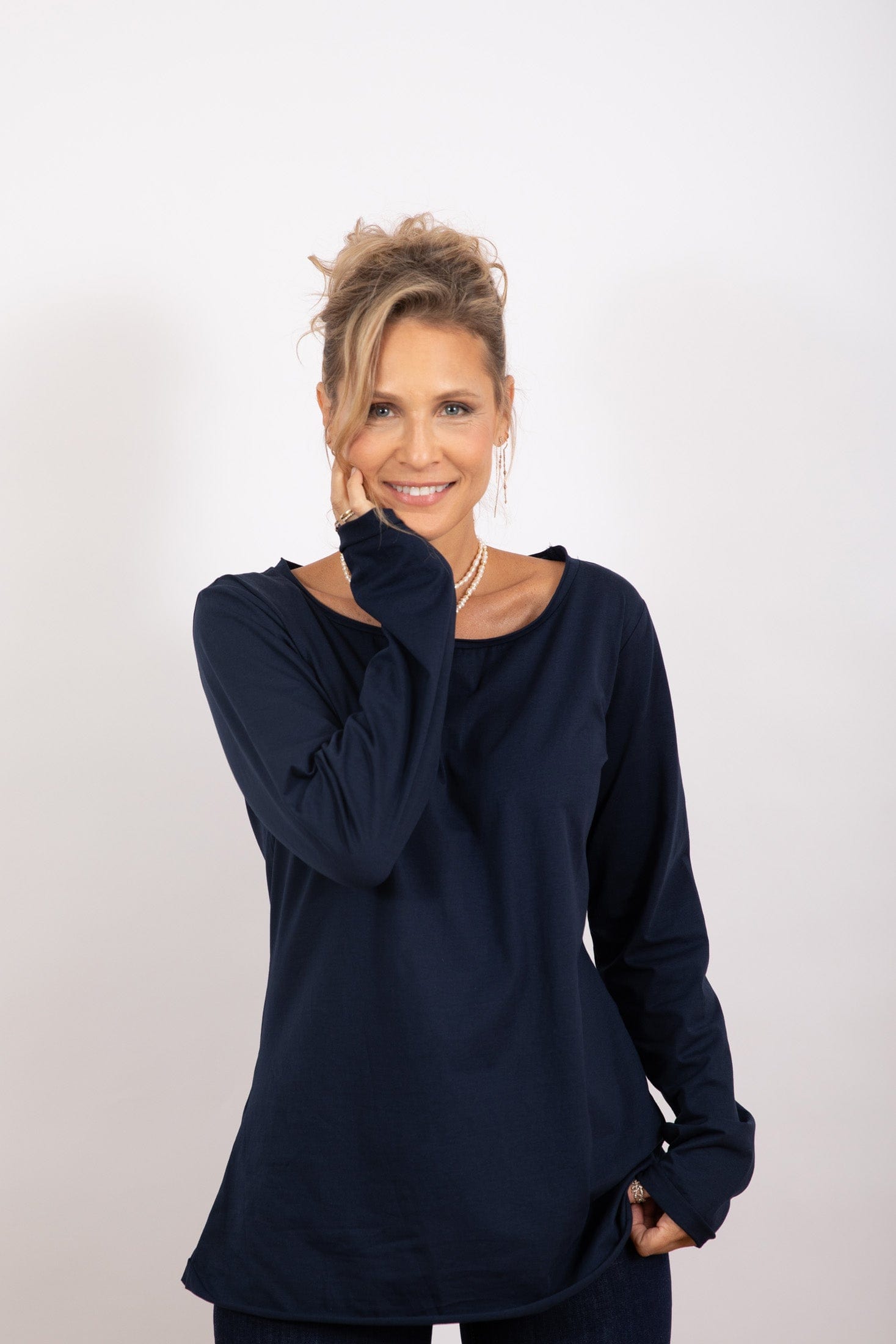 S SHIRT  חולצה כחולה image 4