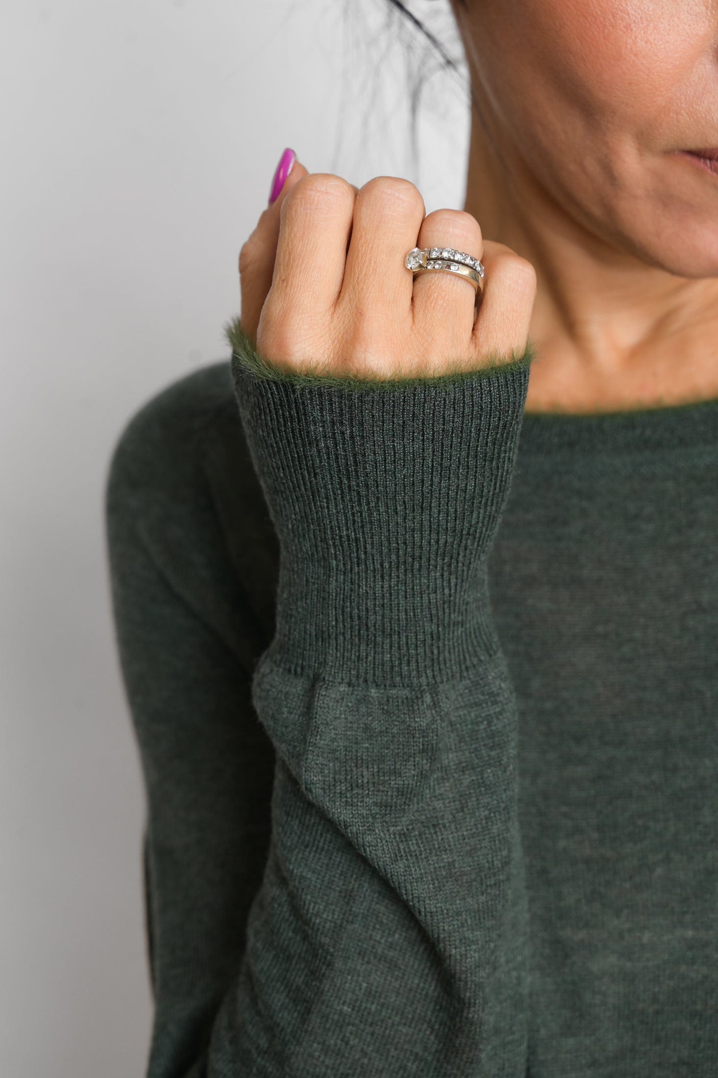 LIPSI סריג עגול ירוק image 6