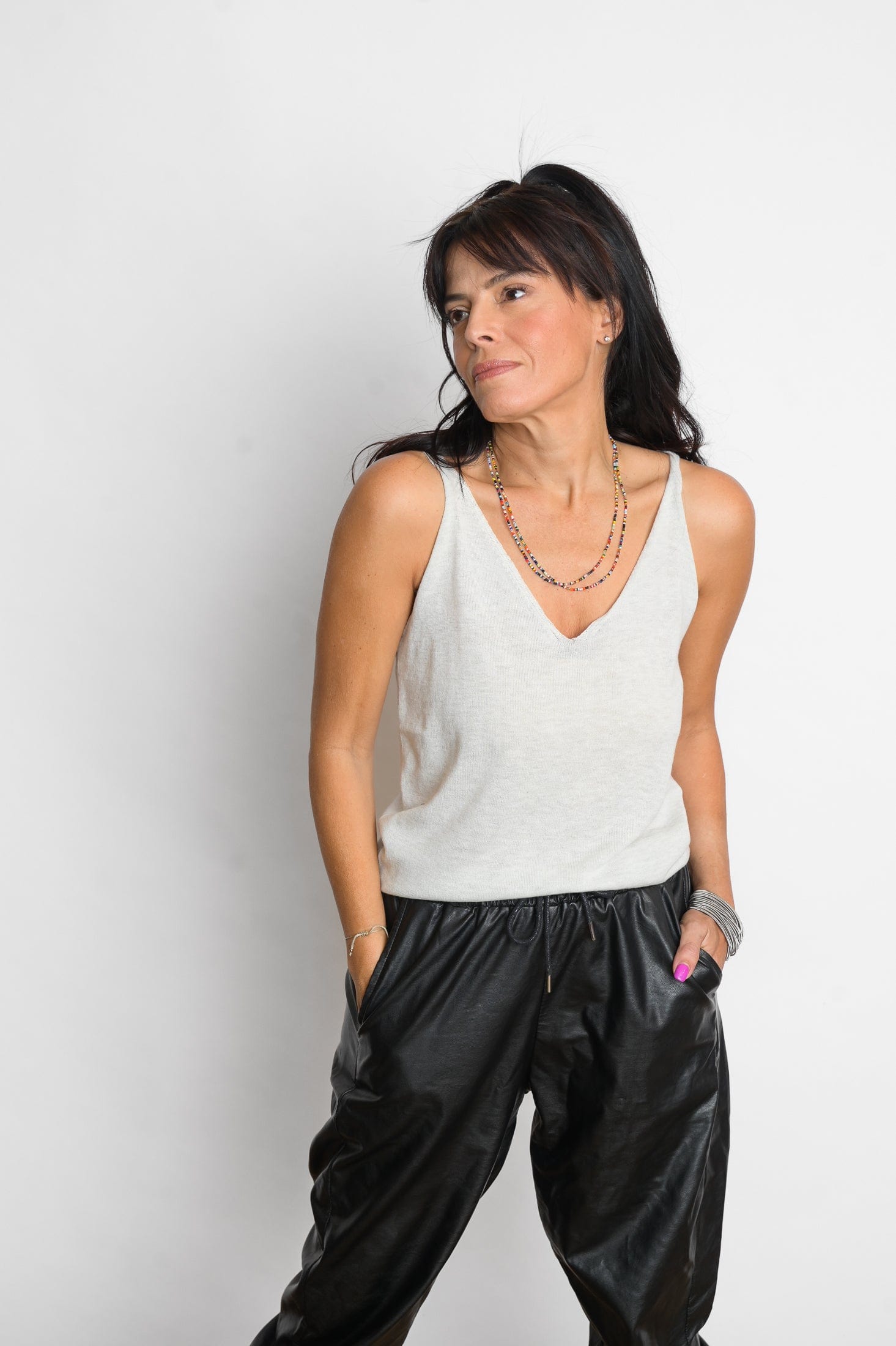 LEMNOS גופיית סריג image 3