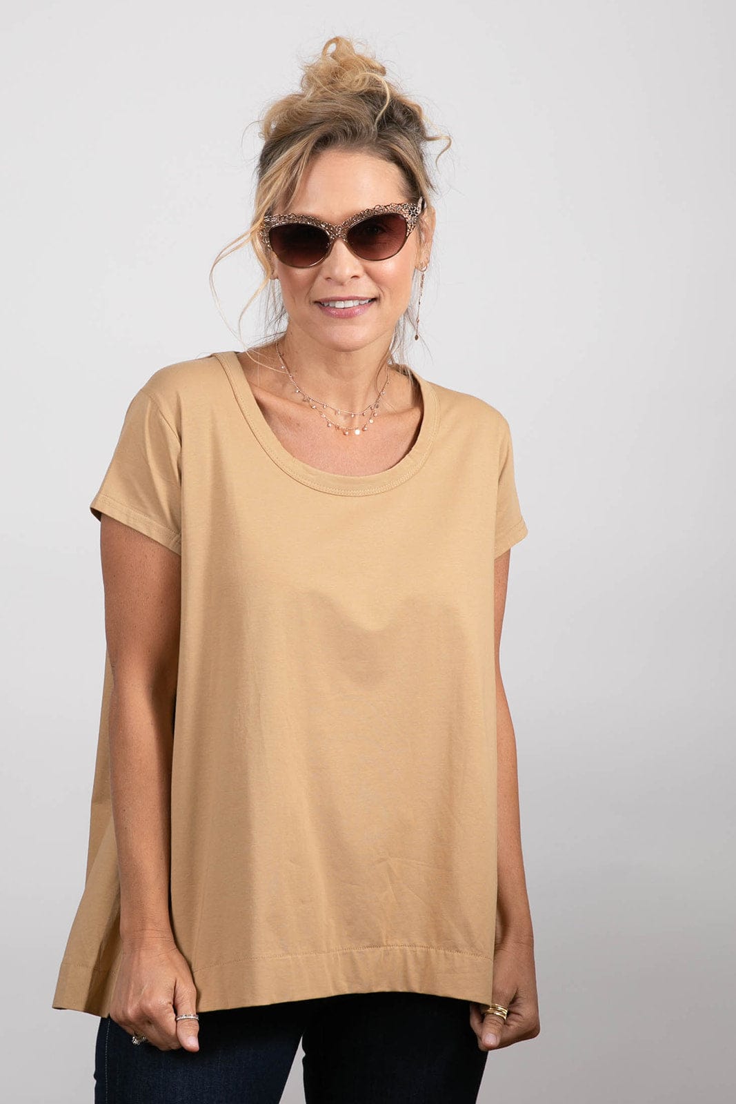 SALFIR חולצה קאמל image 5