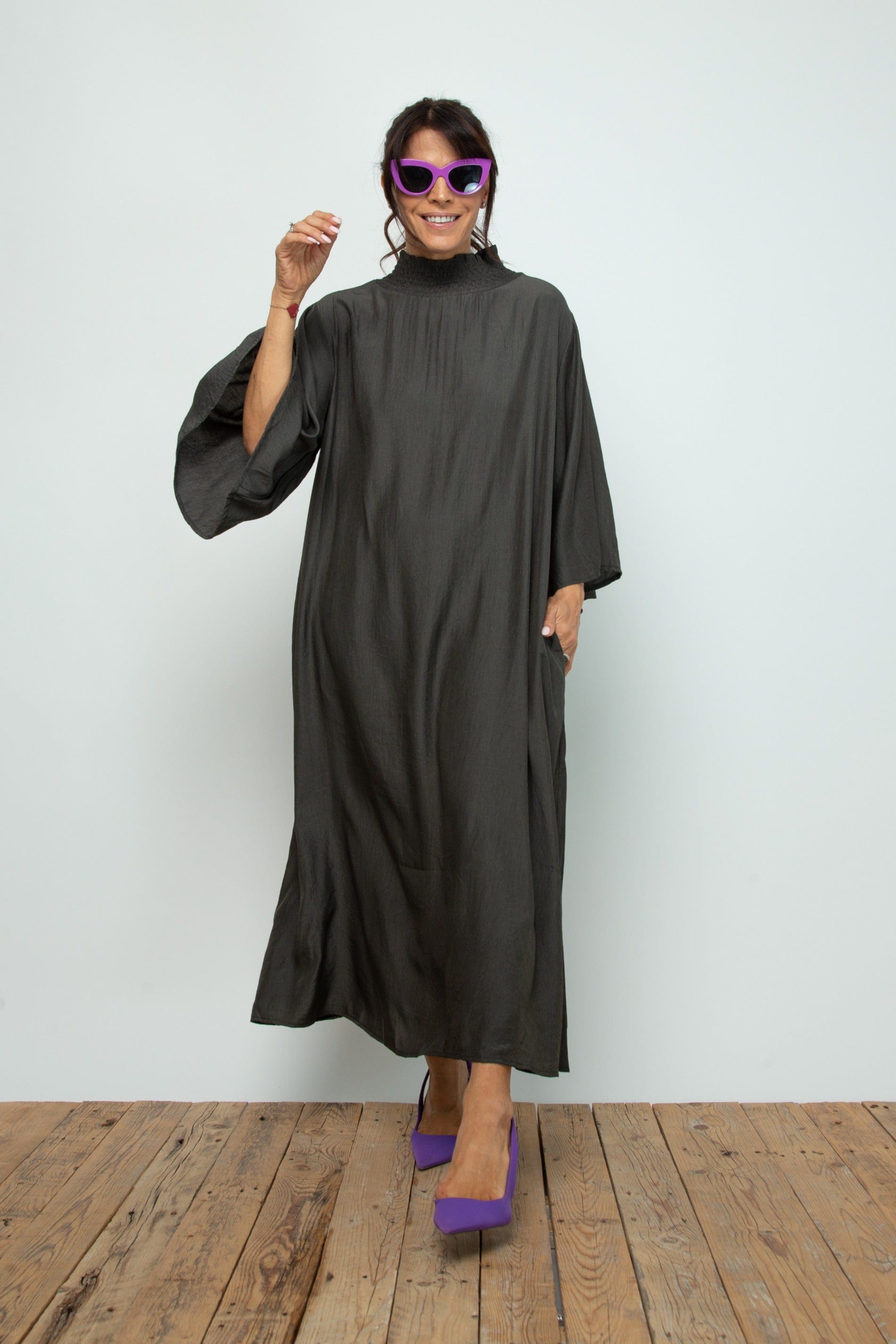 TLTAENA NEW    שמלה אוברסייז image 11