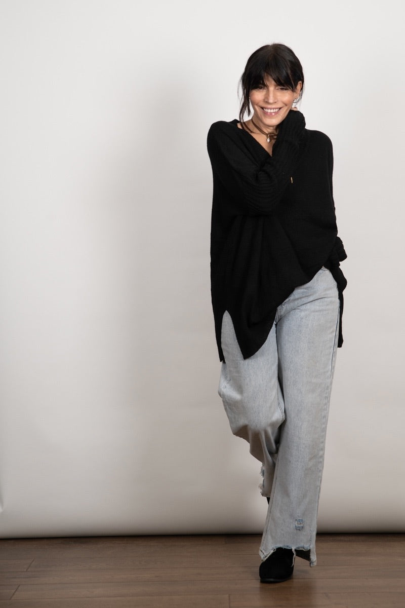 FROST v סריג אוברסייז שחור