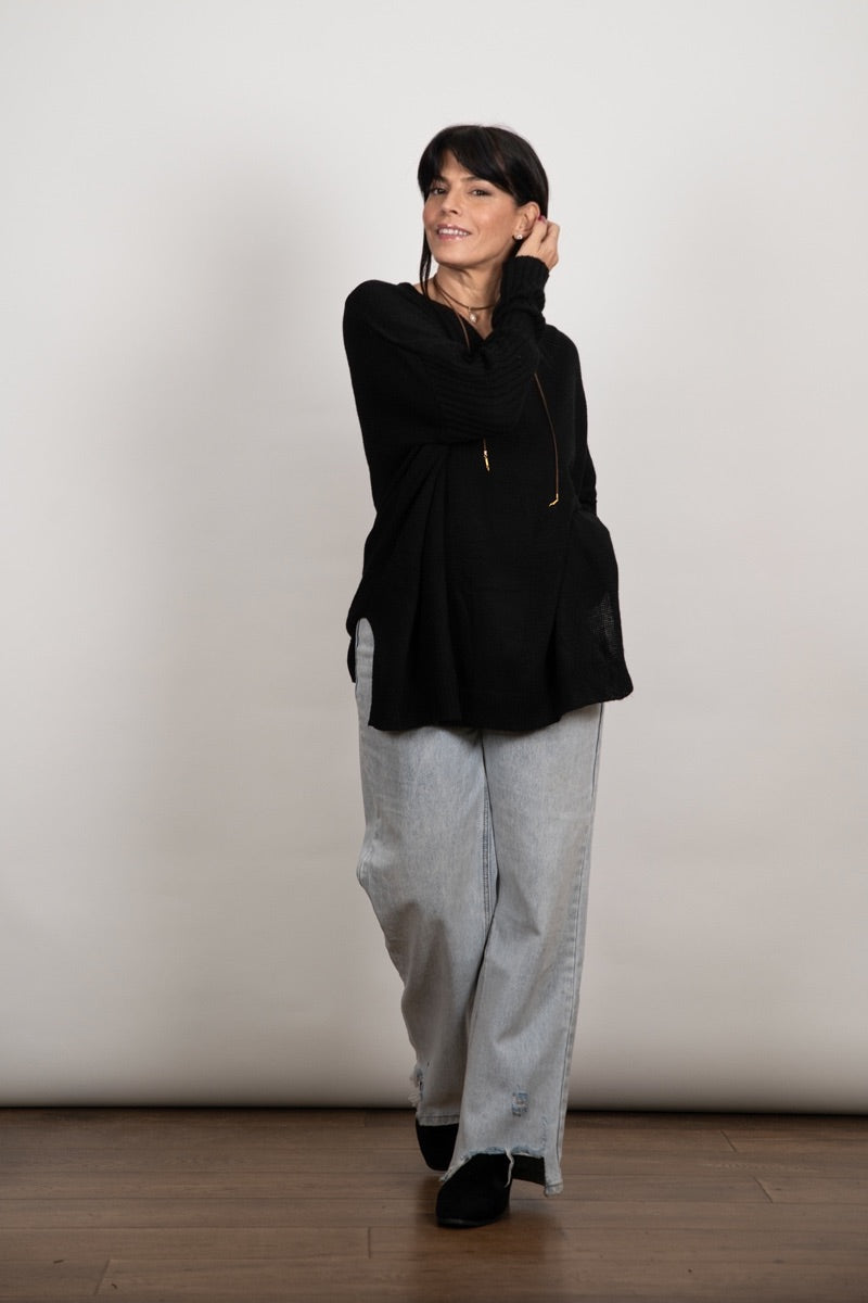 FROST v סריג אוברסייז שחור