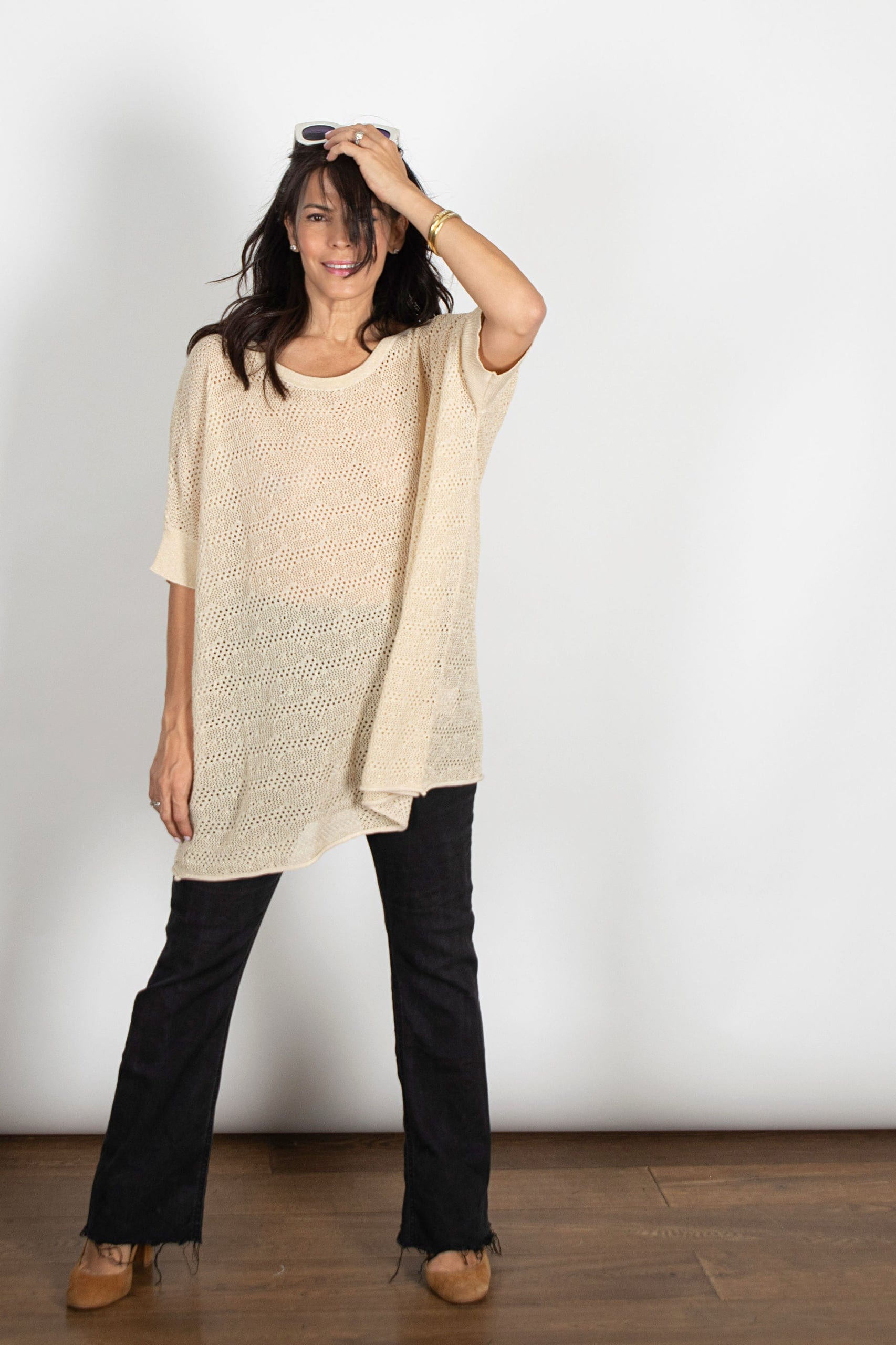 ODED אוברסייז חורים קאמל זהב image 4