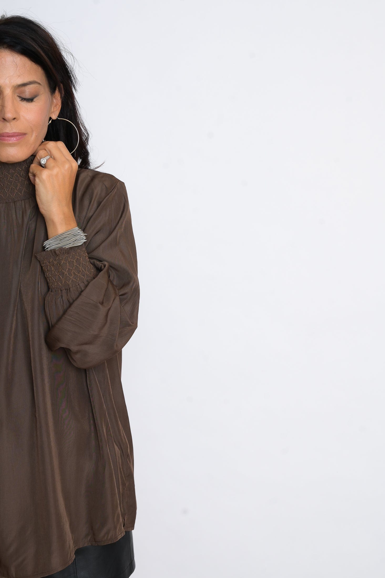 ATHEI חולצה חומה image 4