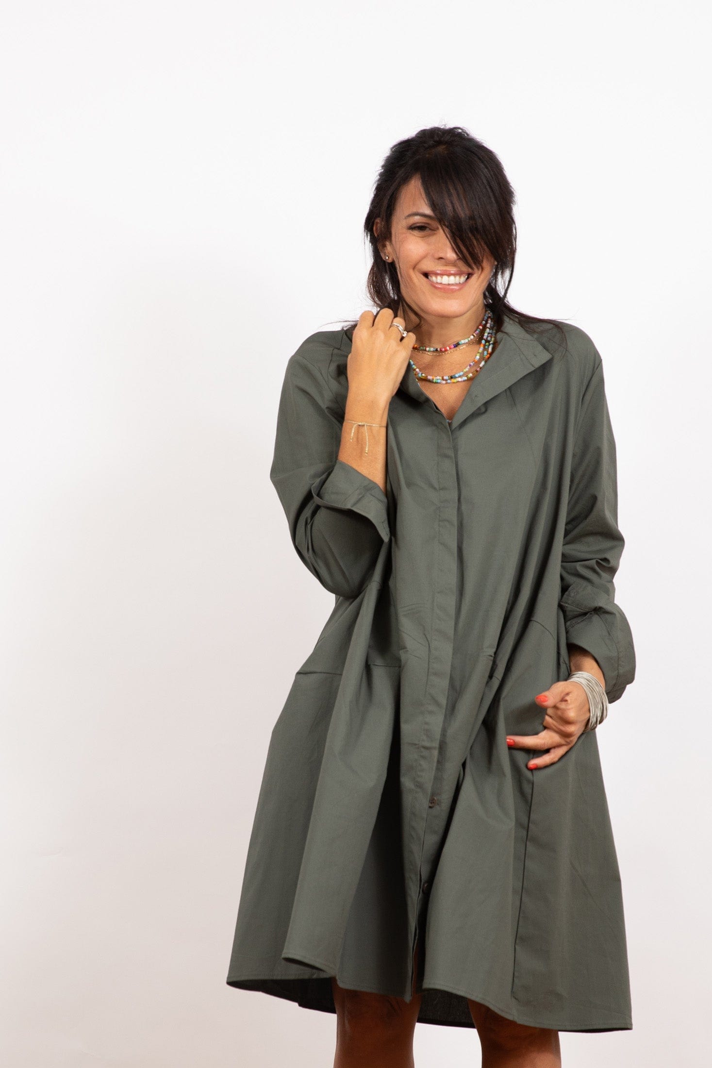 C DREES שמלה ג'קט אוברסייז image 9