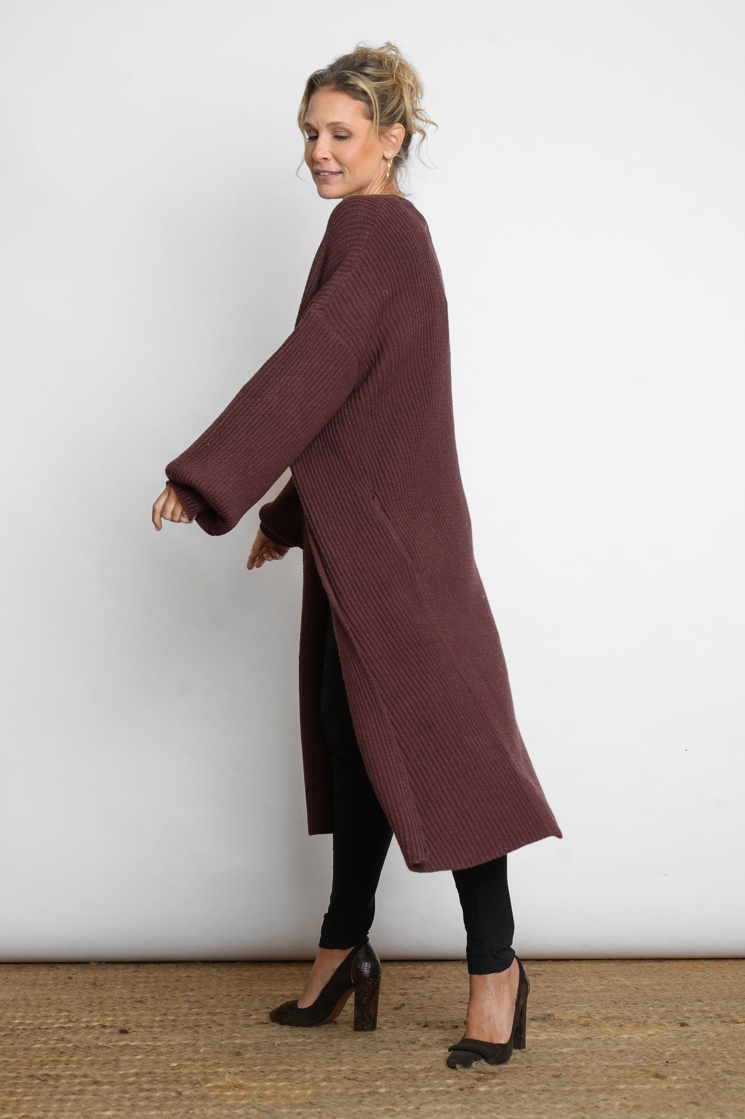 MILOS עליונית סריג חומה image 5