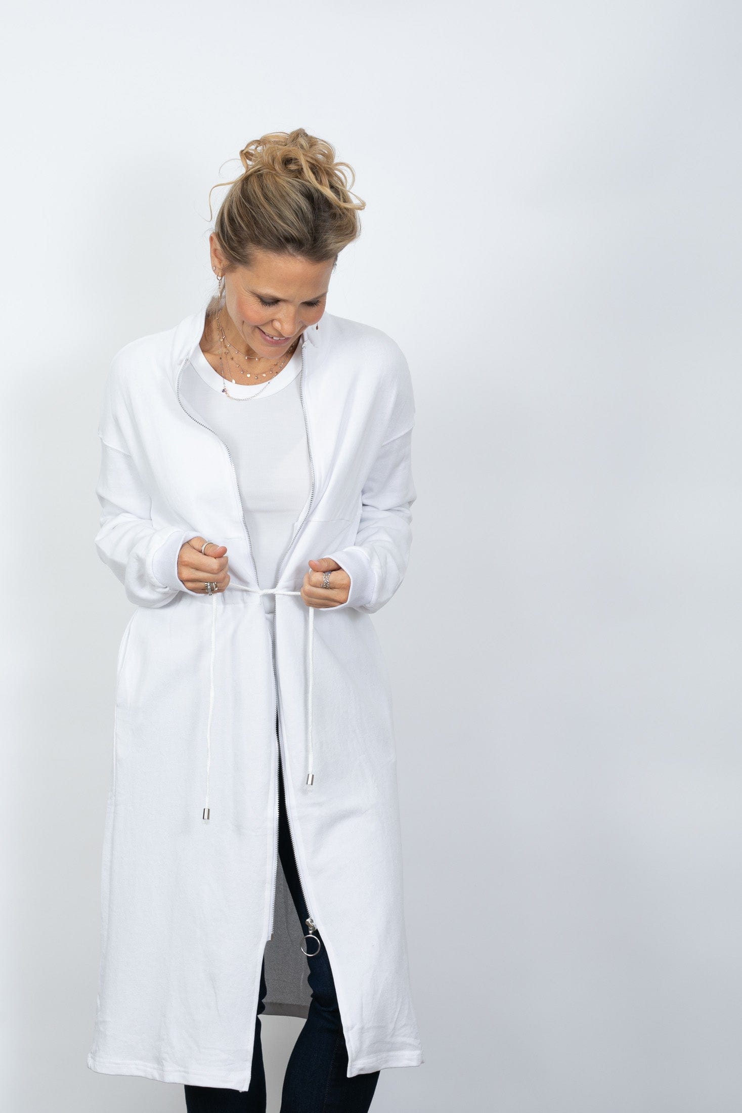 MELON עליונית טרנינג לבן image 7