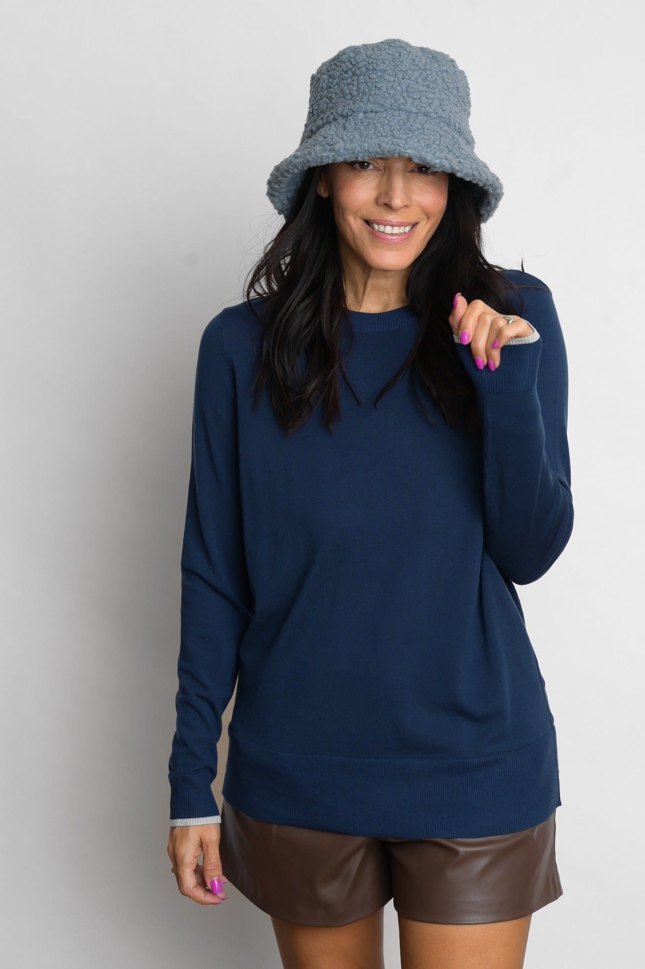 KASOSS  סריג כחול קלאסי image 0