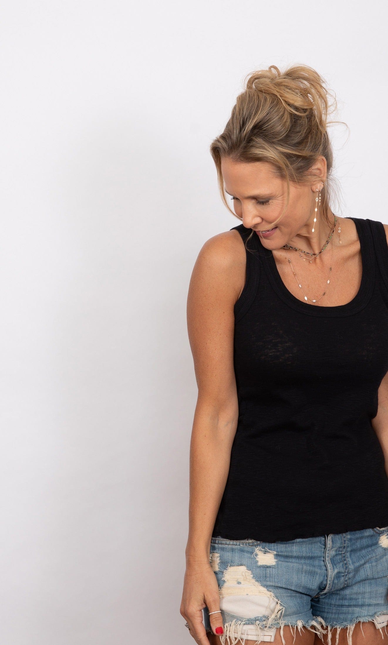 ARES גופייה ביסייק שחורה image 4