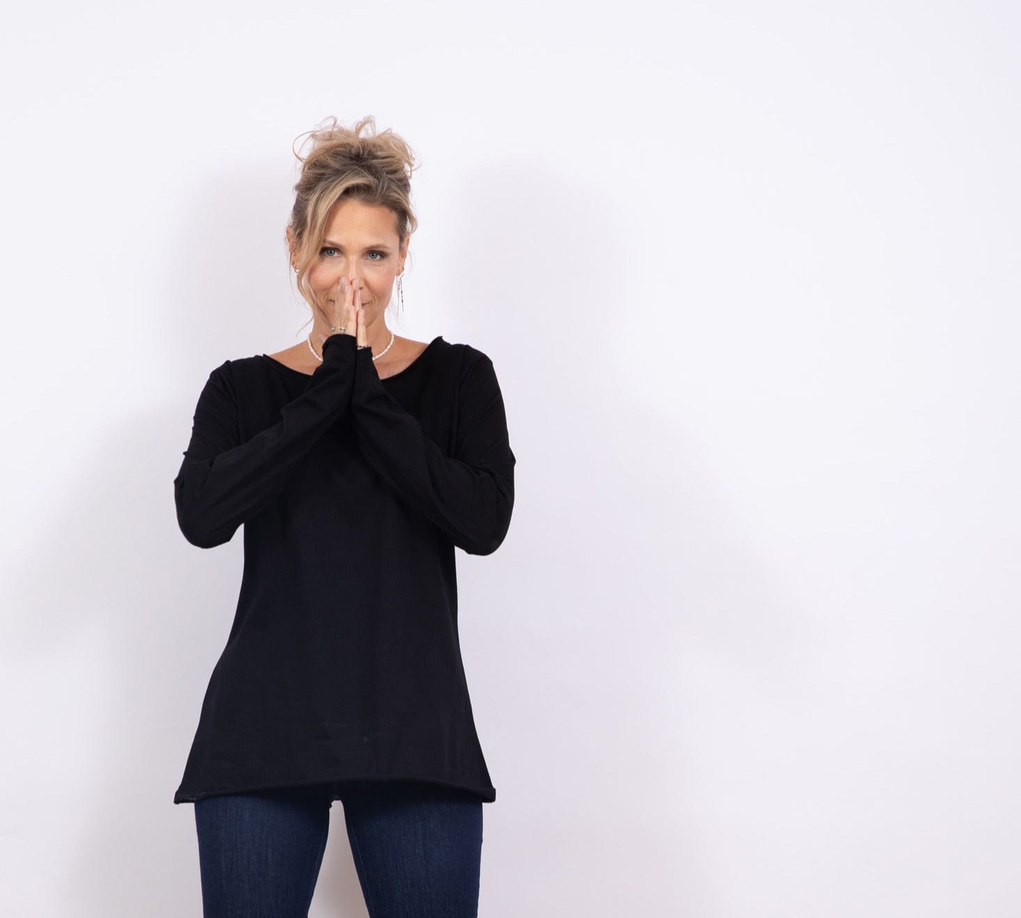 S SHIRT  חולצה שחורה image 5