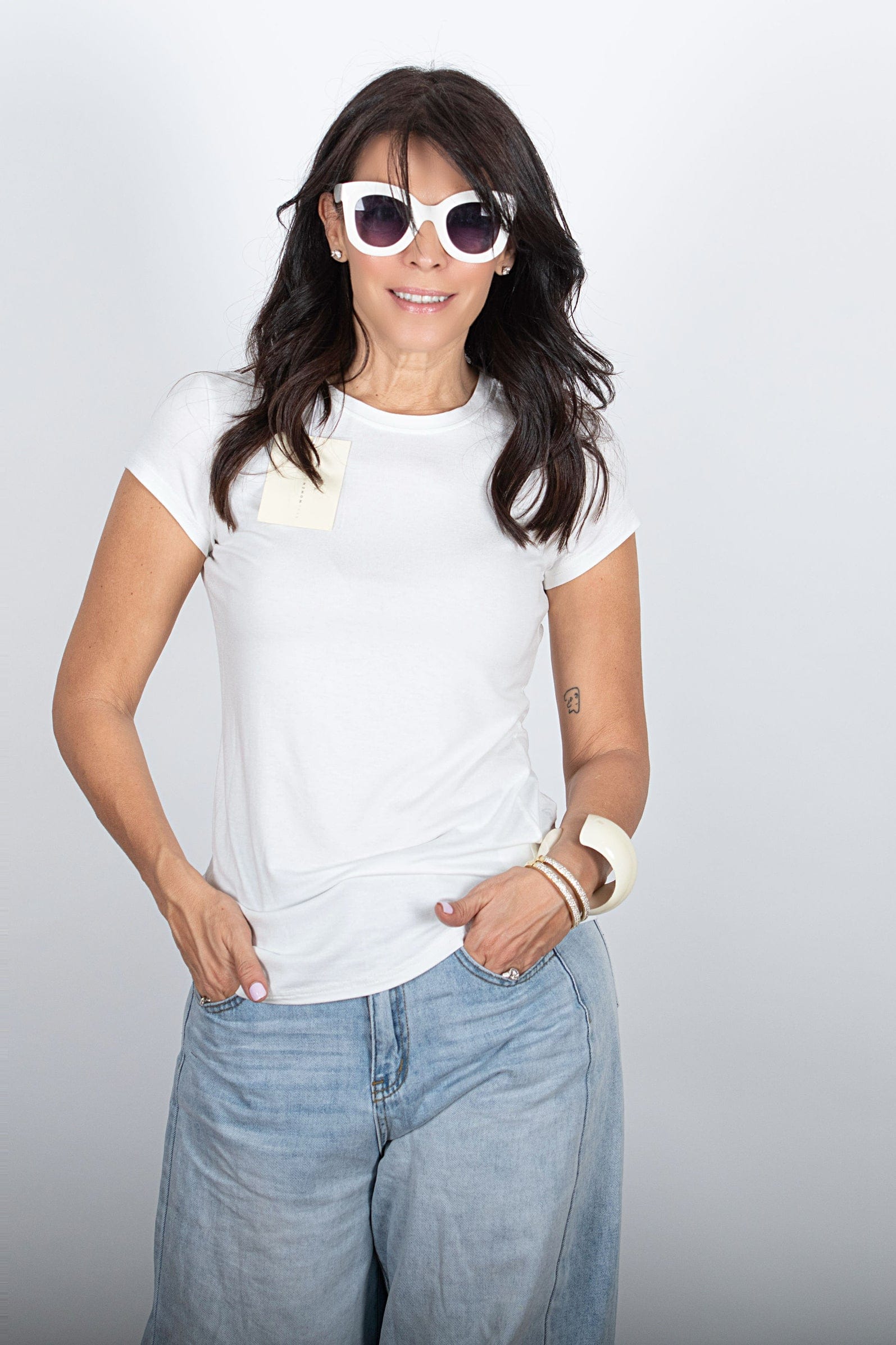 NIR חולצה לבנה בייסיק image 0