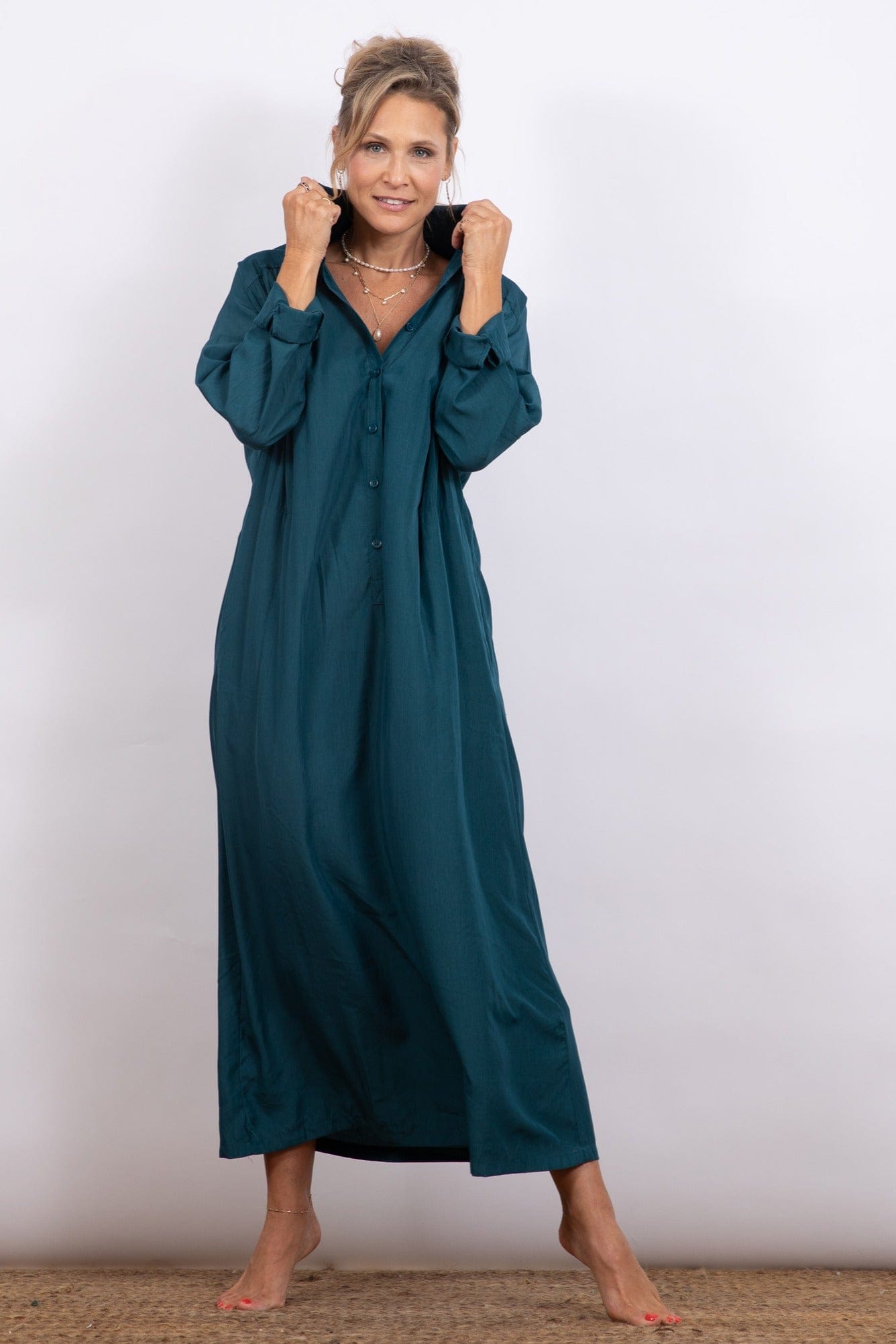 DEMON שמלת גלבייה מקסי image 0